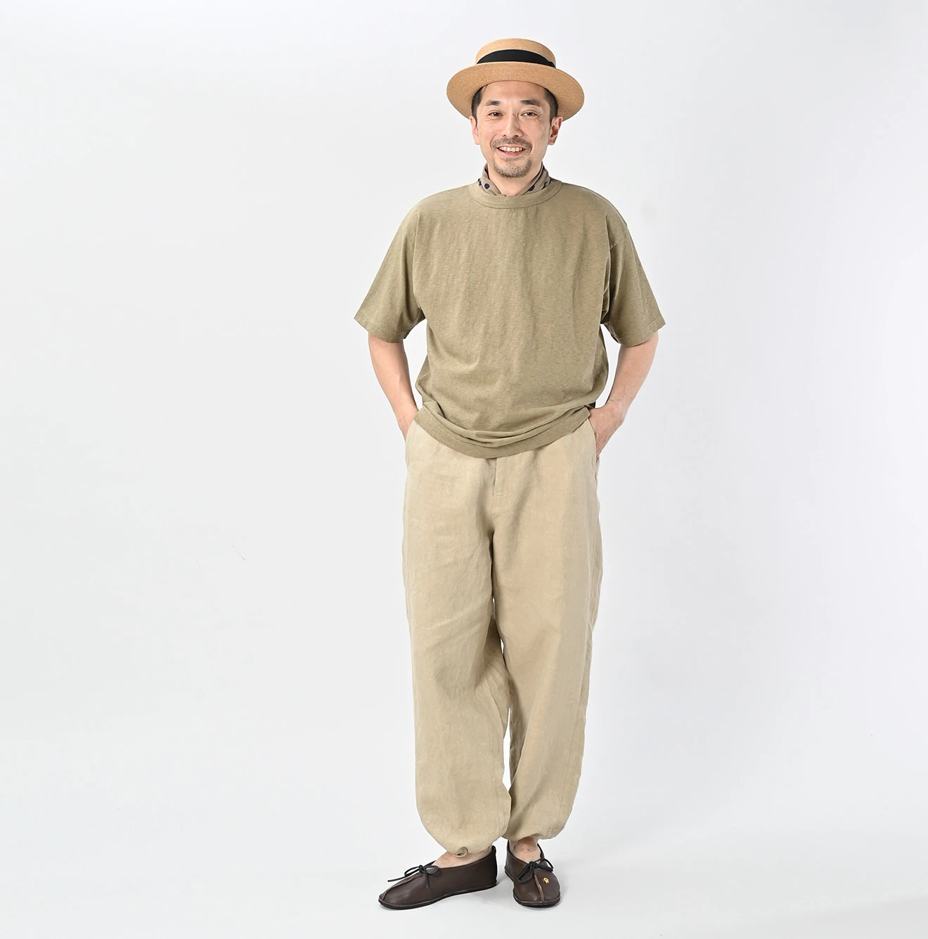 45R（フォーティファイブアール）| 天竺の90845星Tシャツ（トップ