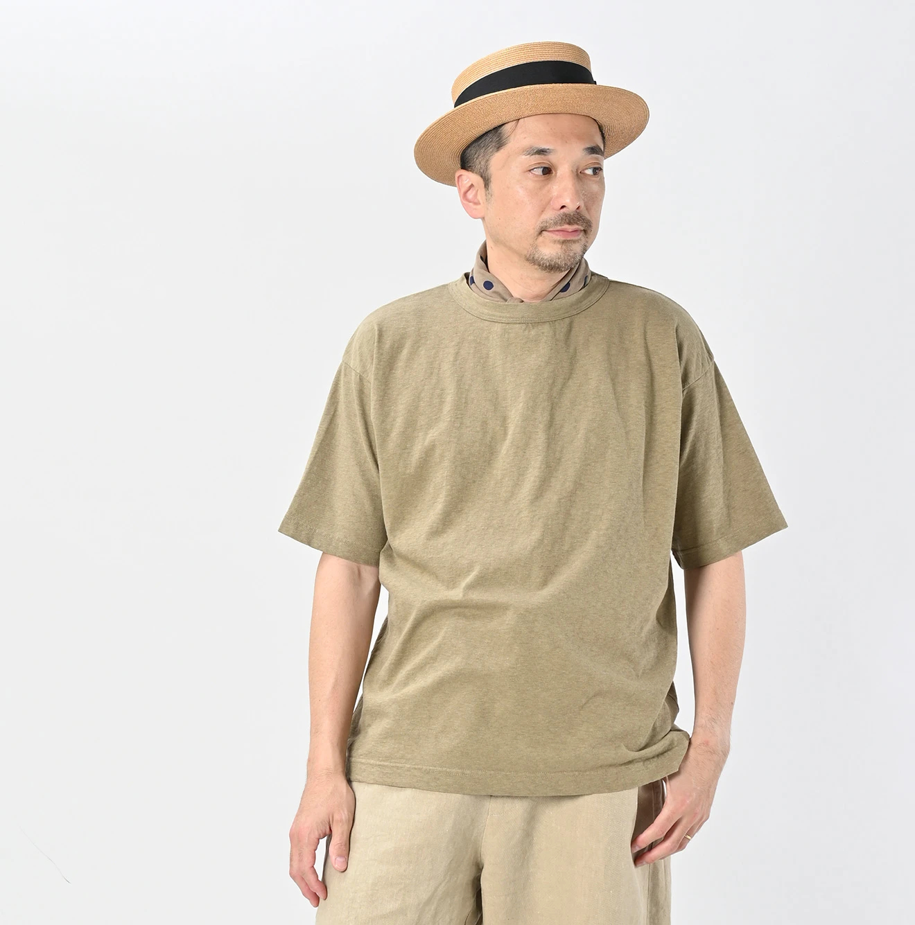 45R（フォーティファイブアール）| 天竺の90845星Tシャツ（トップ