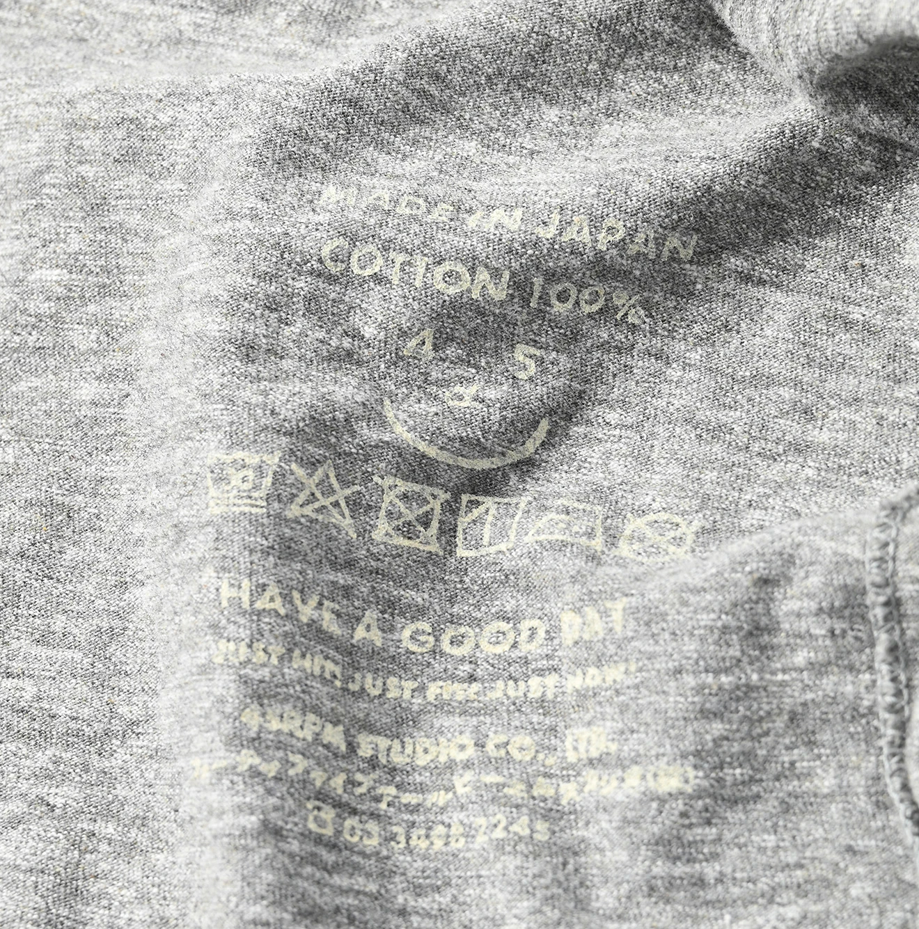 45R（フォーティファイブアール）| 天竺の90845星Tシャツ（トップ
