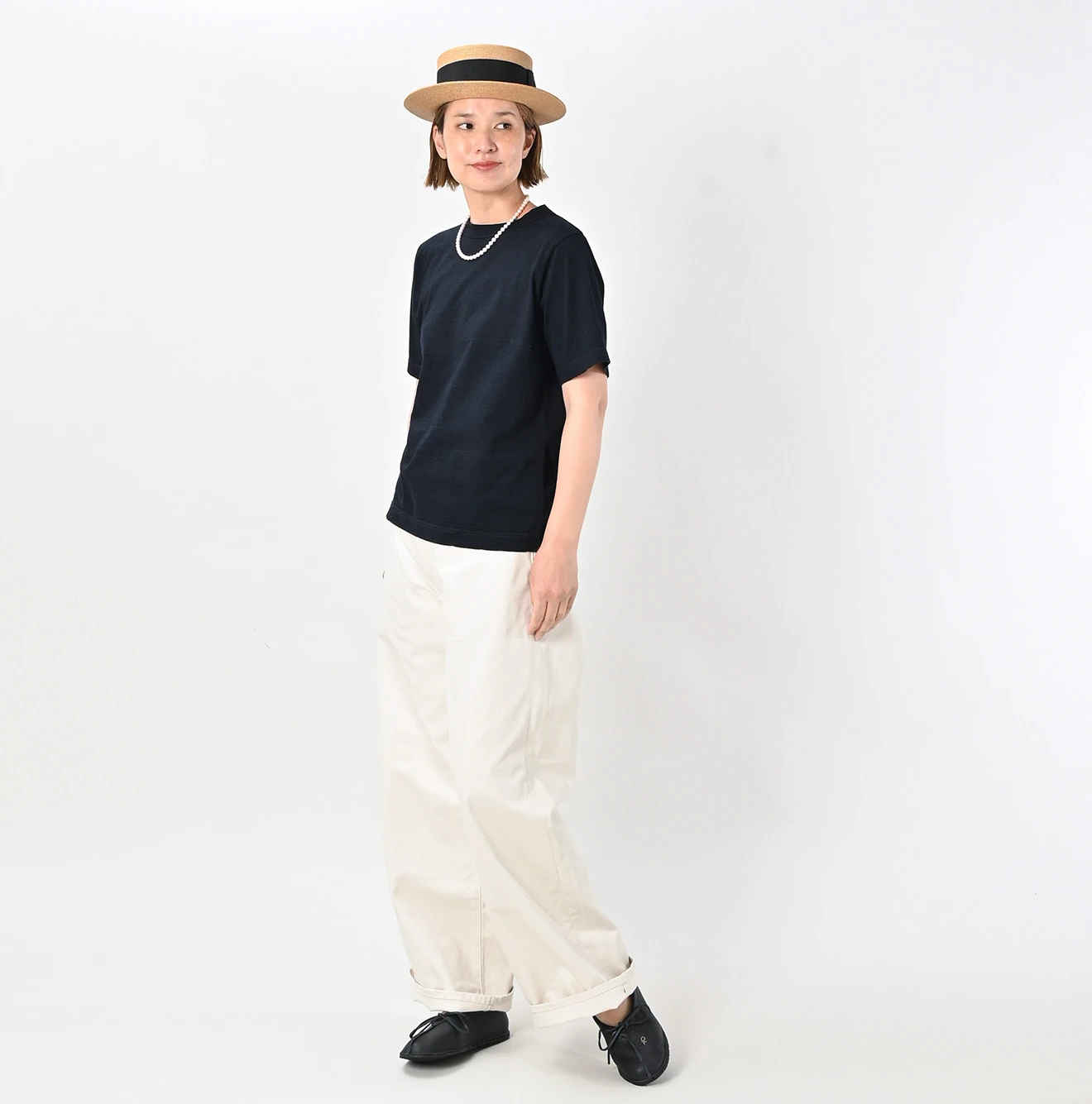 45R(フォーティファイブアール) |天竺の90845星Tシャツ（インディゴ）