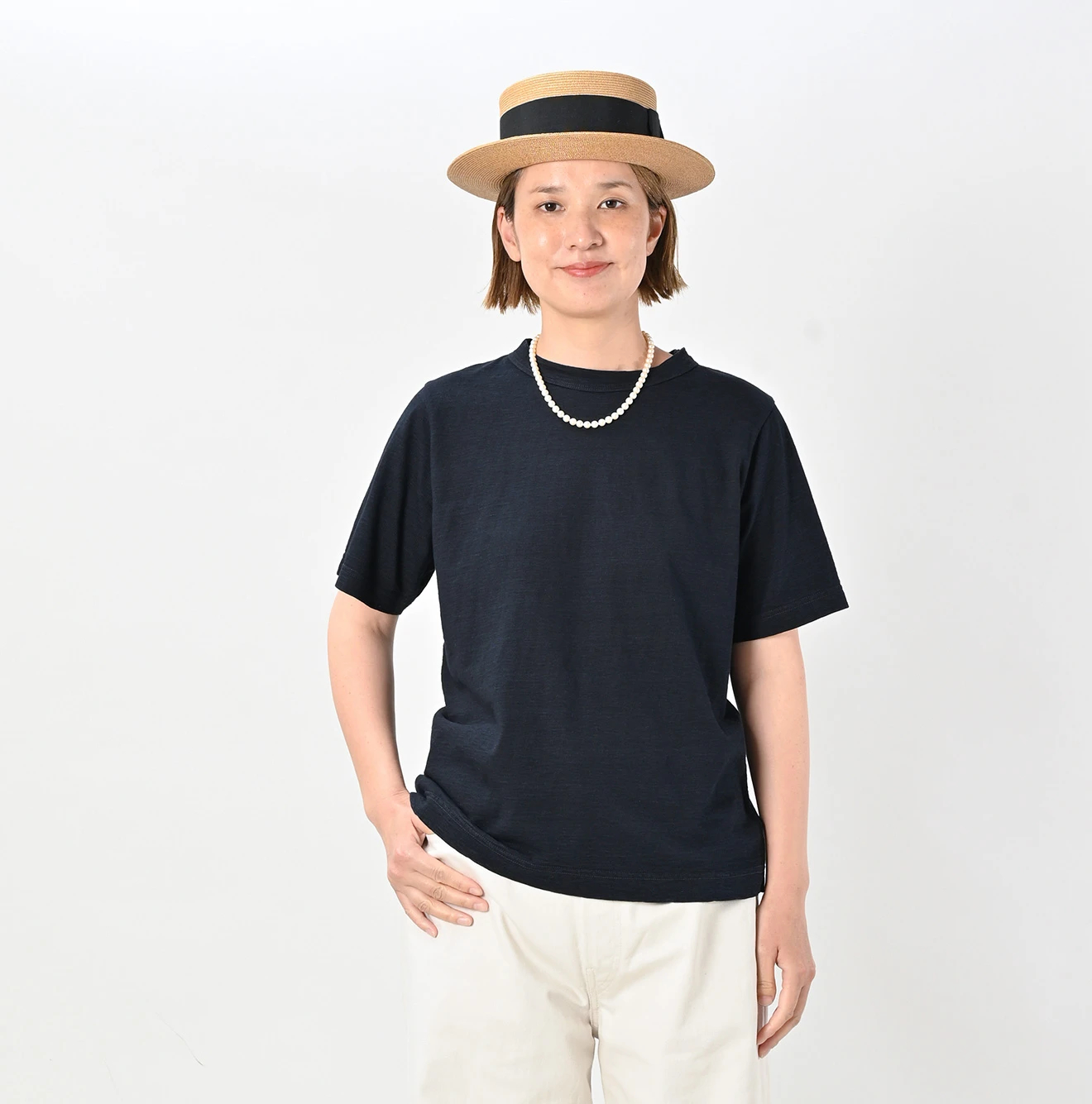 45R(フォーティファイブアール) |天竺の90845星Tシャツ（インディゴ）