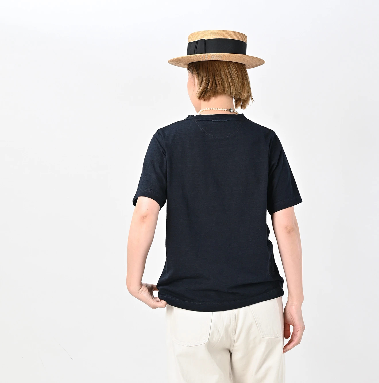 45R(フォーティファイブアール) |天竺の90845星Tシャツ（インディゴ）