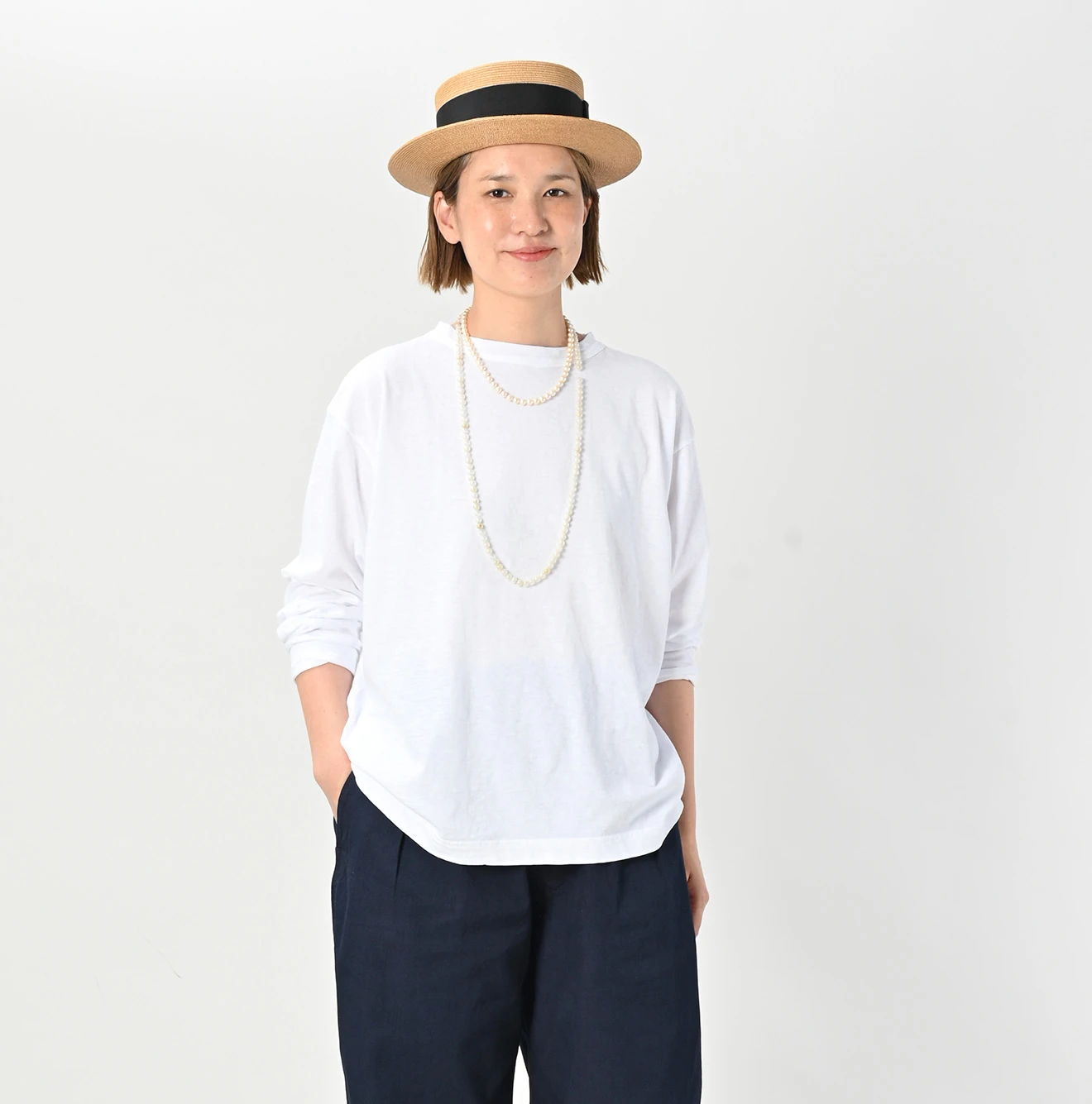 45R(フォーティファイブアール) |天竺の908オーシャン長袖Tシャツ