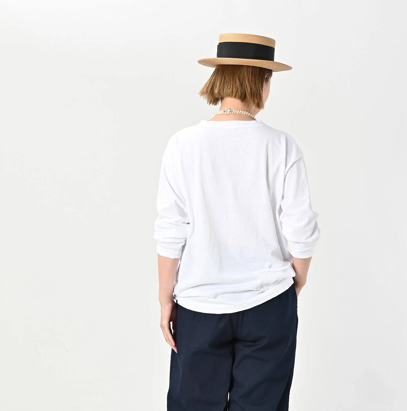 45R(フォーティファイブアール) |天竺の908オーシャン長袖Tシャツ