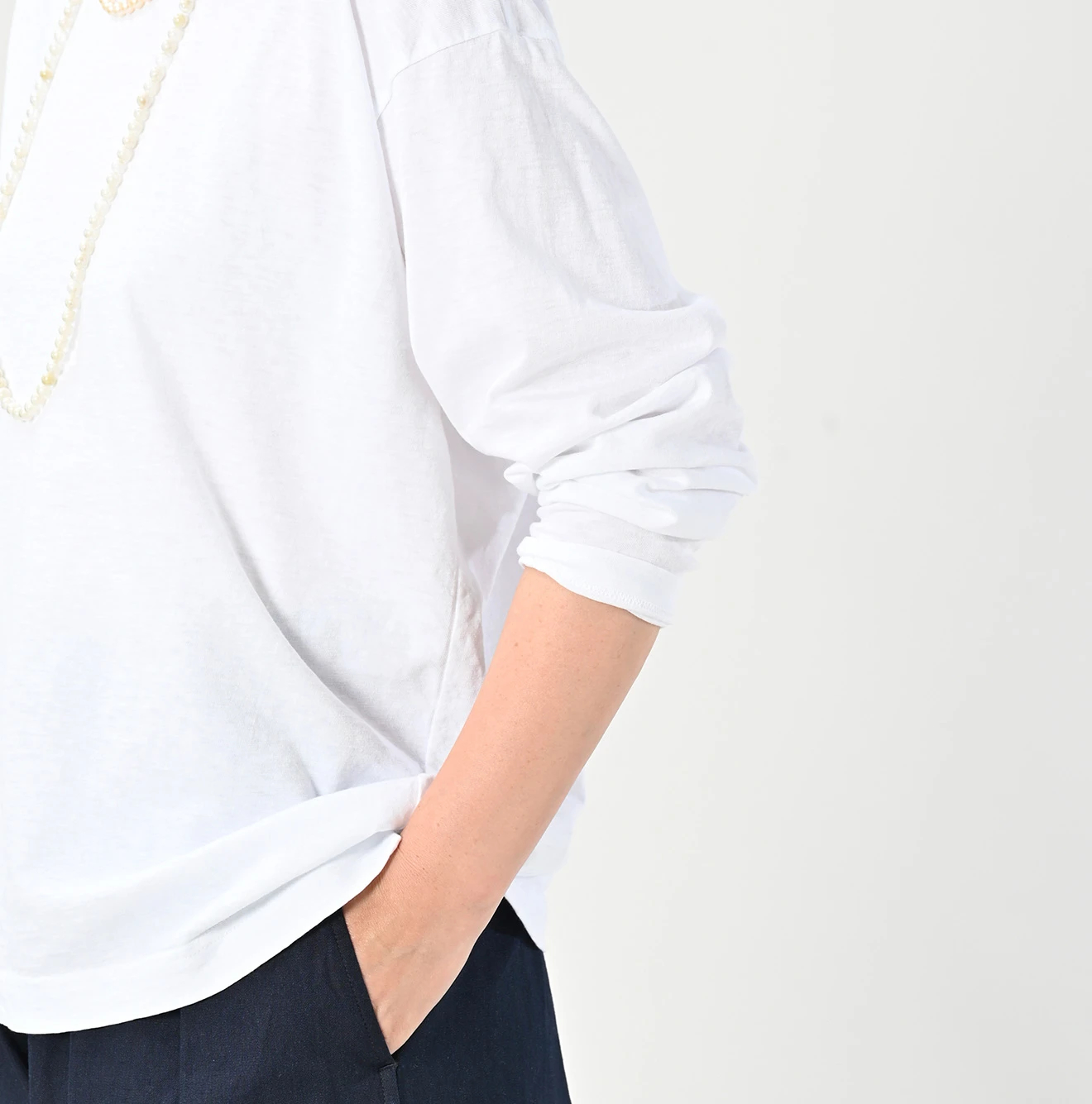 45R(フォーティファイブアール) |天竺の908オーシャン長袖Tシャツ