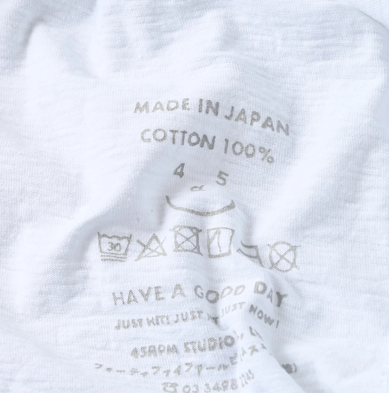 45R(フォーティファイブアール) |天竺の908オーシャン長袖Tシャツ