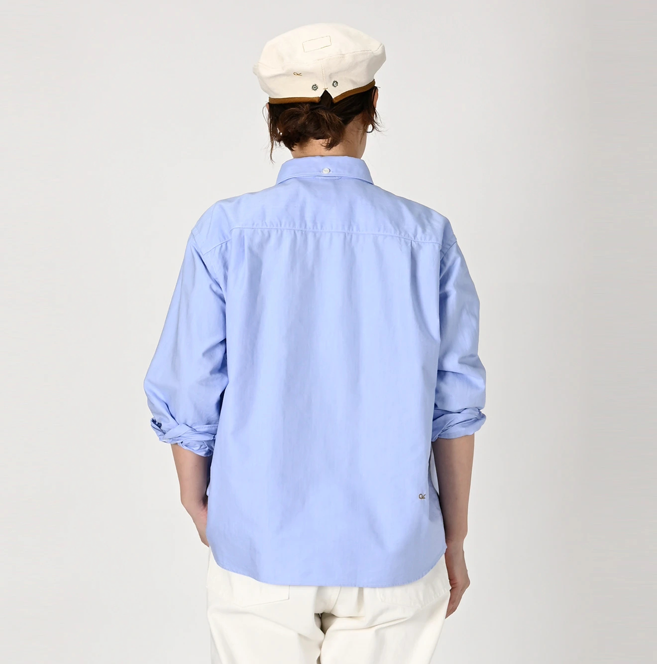 45R(フォーティファイブアール) |スーピマオックスのタックボタンダウンシャツ