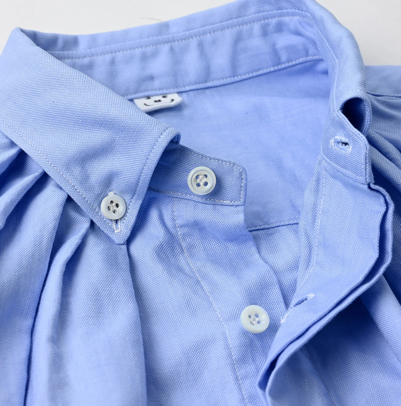 45R(フォーティファイブアール) |スーピマオックスのタックボタンダウンシャツ