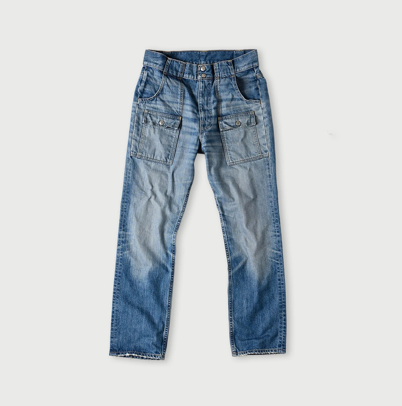 45R(フォーティファイブアール) |ライ麦デニムの908ブッシュパンツ（加工）