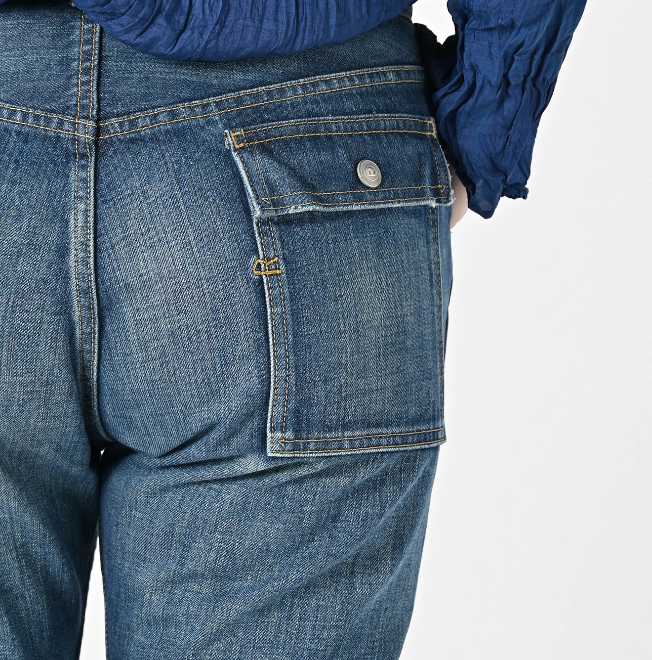 45R(フォーティファイブアール) |ライ麦デニムの908ブッシュパンツ（加工）