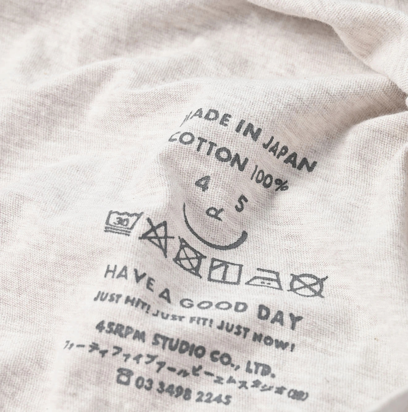 45R（フォーティファイブアール）| 天竺の908長袖オーシャンTシャツ