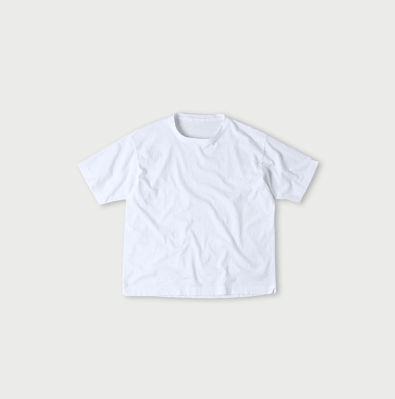 45R デコボコ天竺の908馬Tシャツ 白　ユニセックス 45R（フォーティファイブアール）| 天竺の908オーシャンTシャツ Short