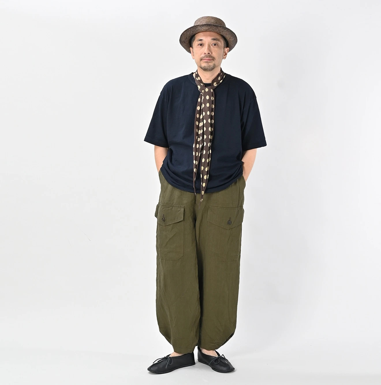 45R(フォーティファイブアール) |天竺の908オーシャンTシャツ（影色納戸）