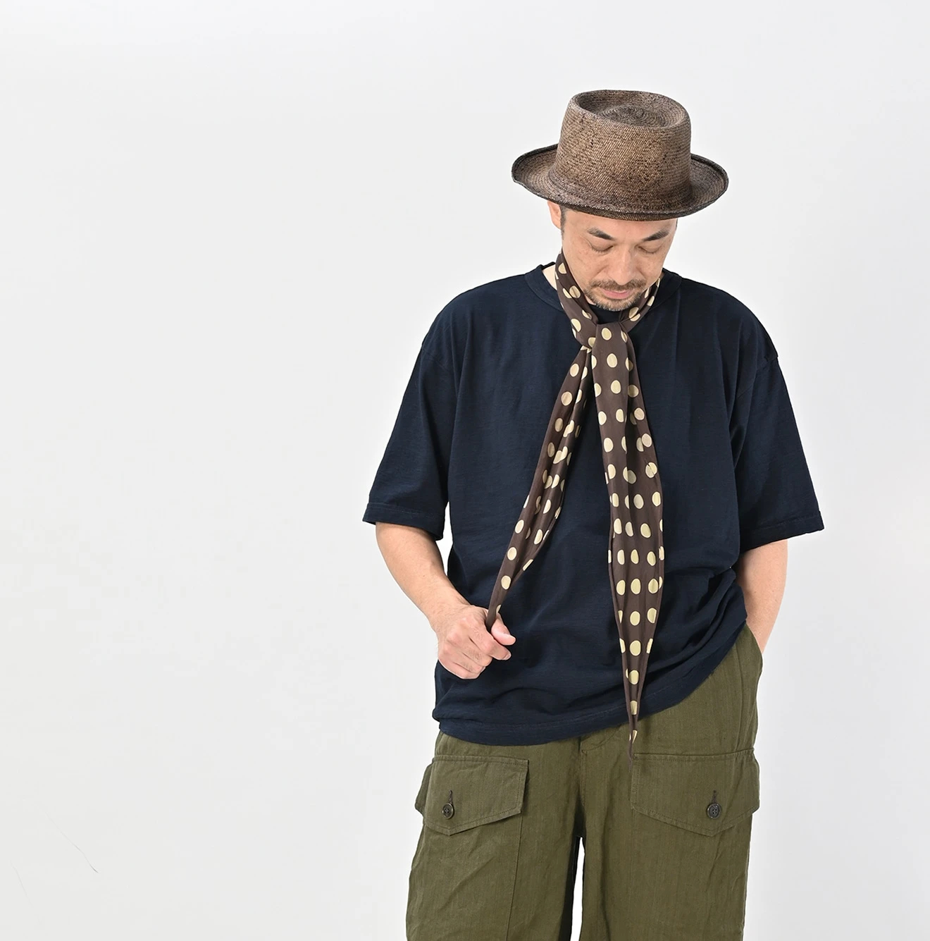 45R(フォーティファイブアール) |天竺の908オーシャンTシャツ（影色納戸）