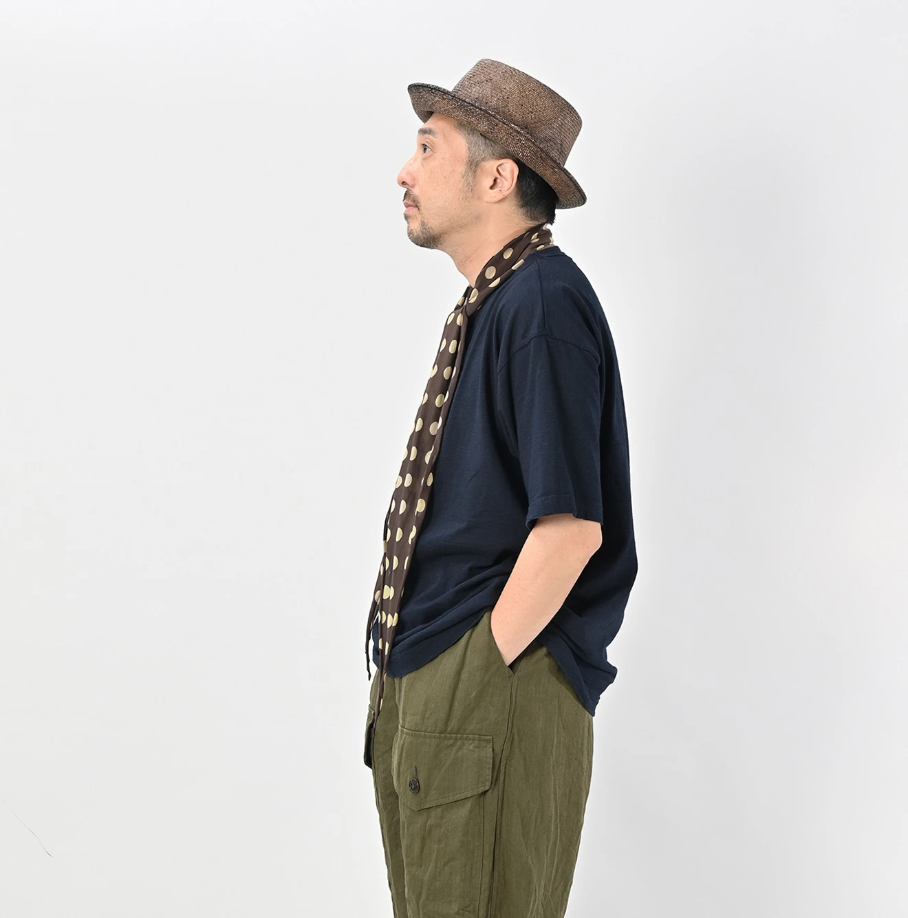 45R(フォーティファイブアール) |天竺の908オーシャンTシャツ（影色納戸）
