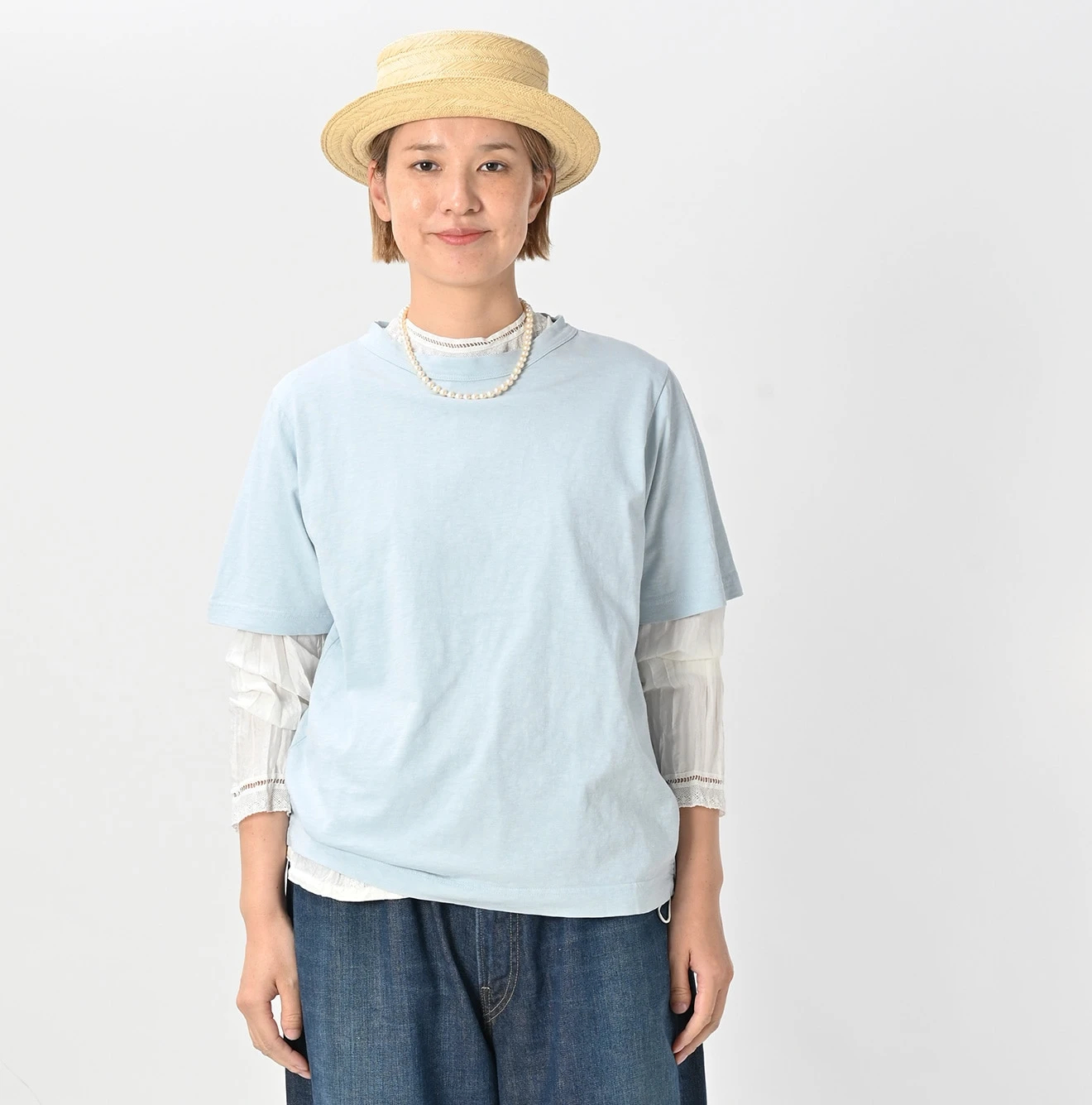 45R（フォーティファイブアール）| 天竺の90845星Tシャツ Short Sleeve