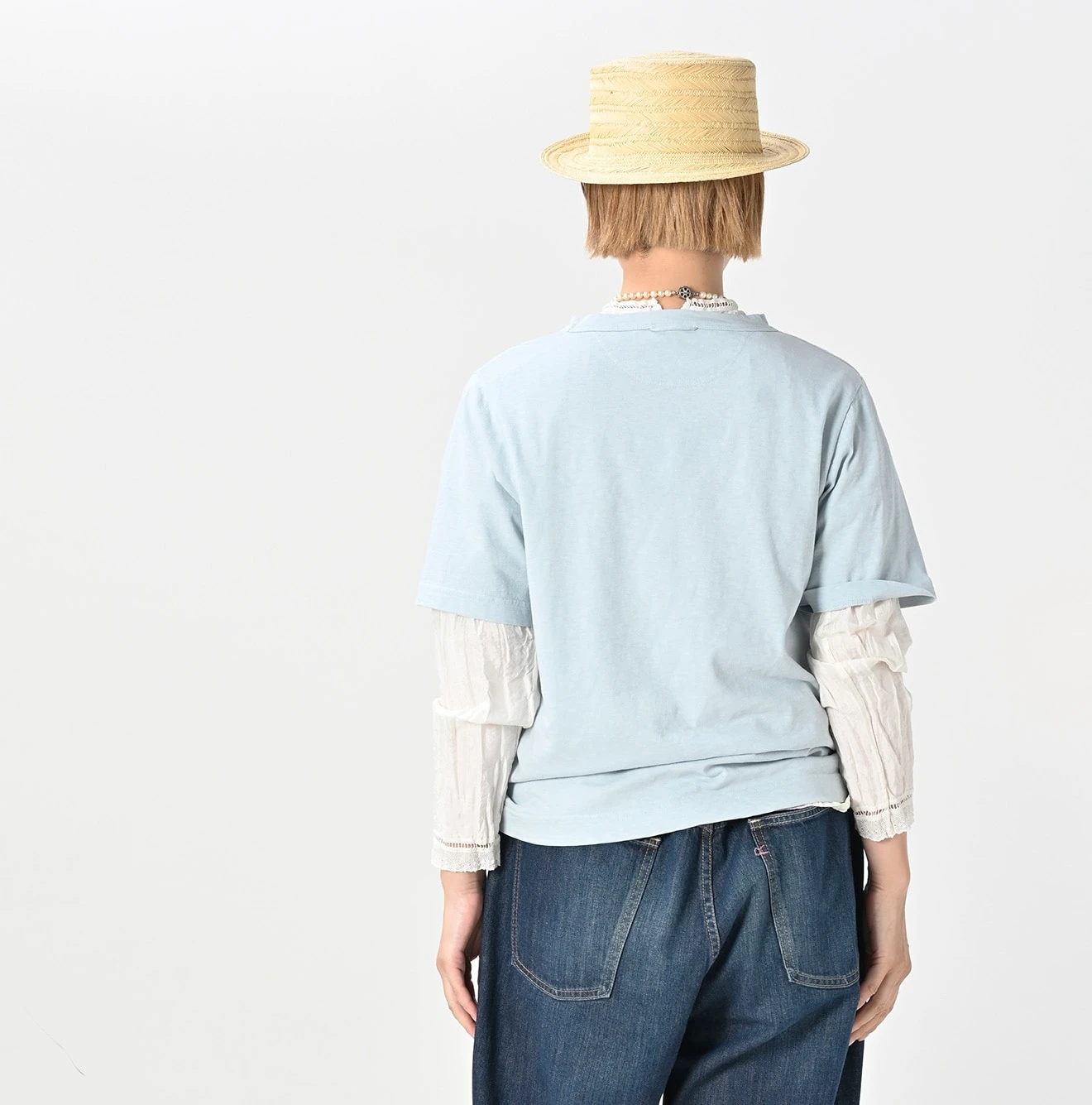 45R(フォーティファイブアール) |天竺の90845星Tシャツ