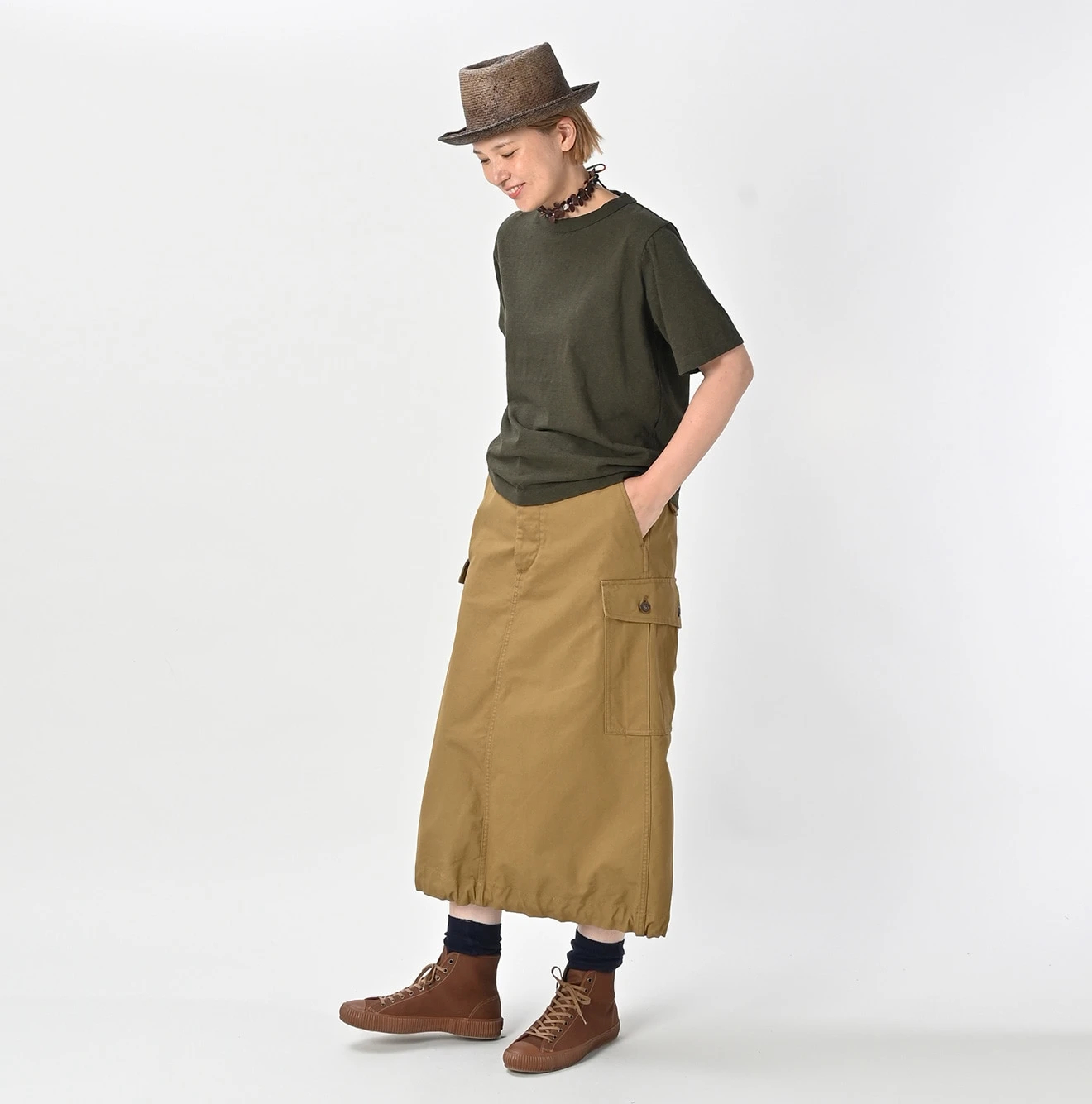 45R(フォーティファイブアール) |天竺の90845星Tシャツ（トップ）