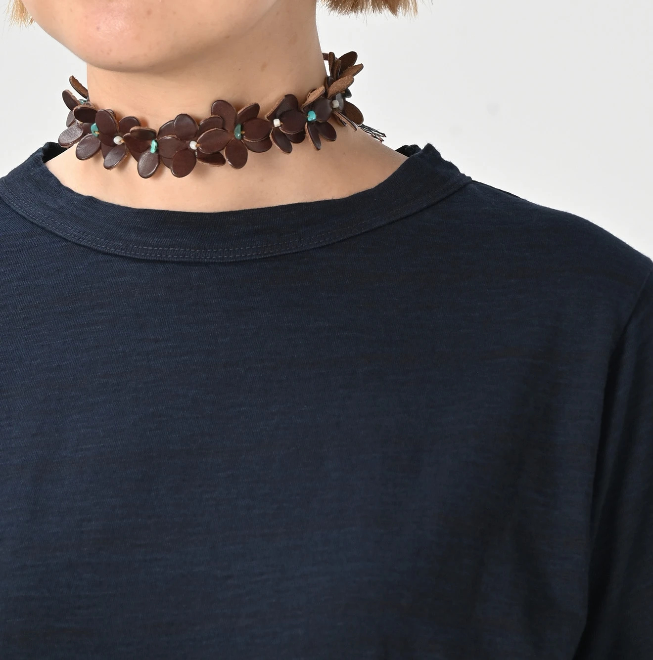 45R(フォーティファイブアール) |天竺の90845星Tシャツ（影色納戸）