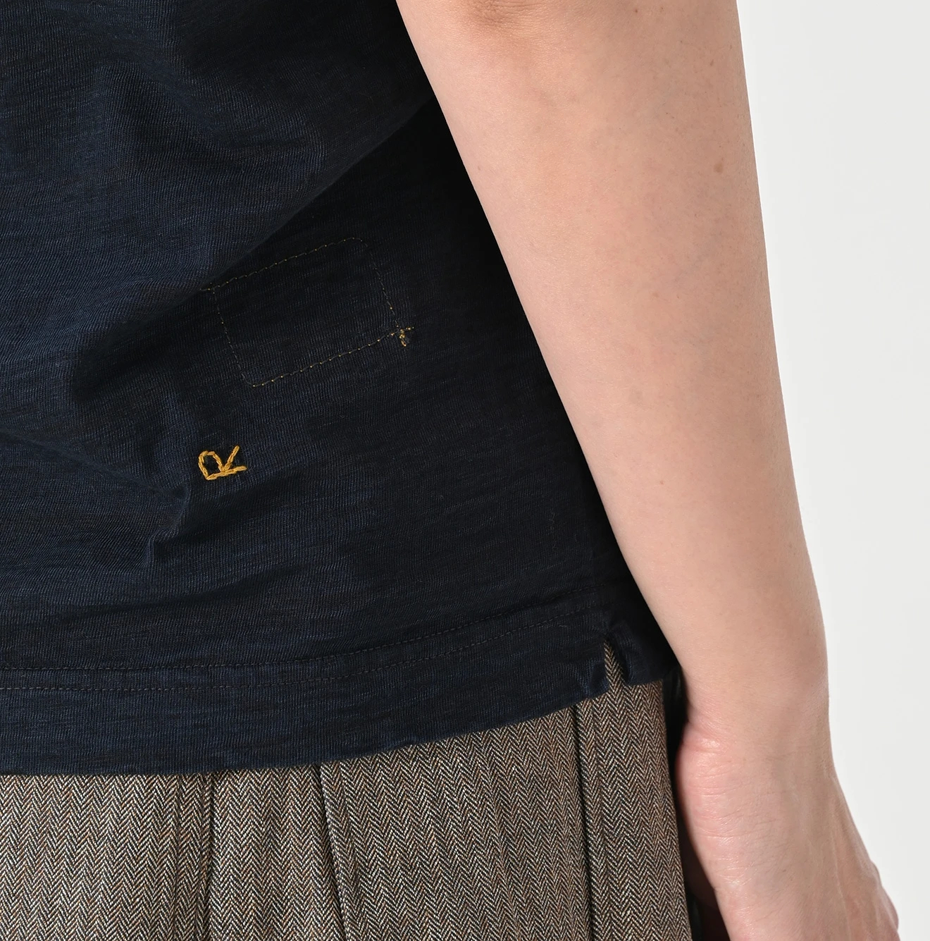 45R(フォーティファイブアール) |天竺の90845星Tシャツ（影色納戸）