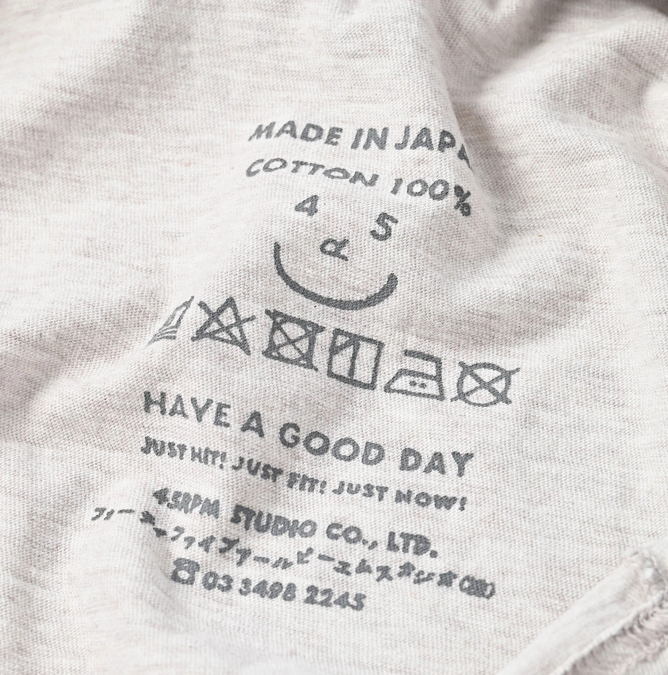45R（フォーティファイブアール）| 天竺の90845星長袖Tシャツ（トップ