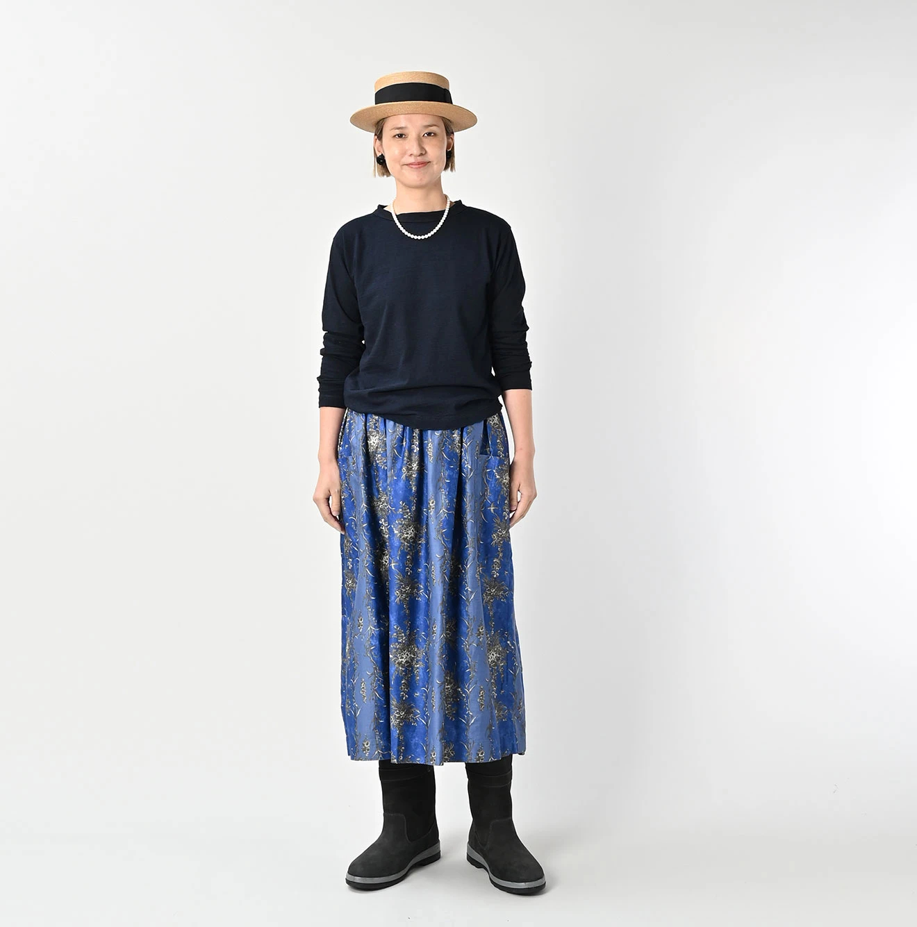 45R（フォーティファイブアール）| 天竺の90845星長袖Tシャツ
