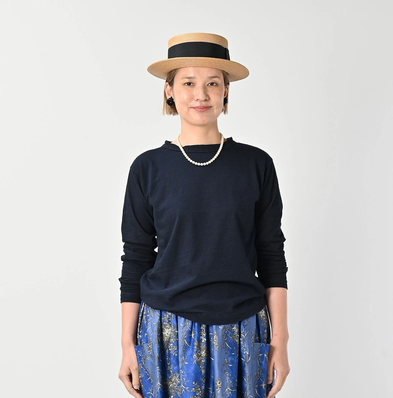 45R（フォーティファイブアール）| 天竺の90845星長袖Tシャツ