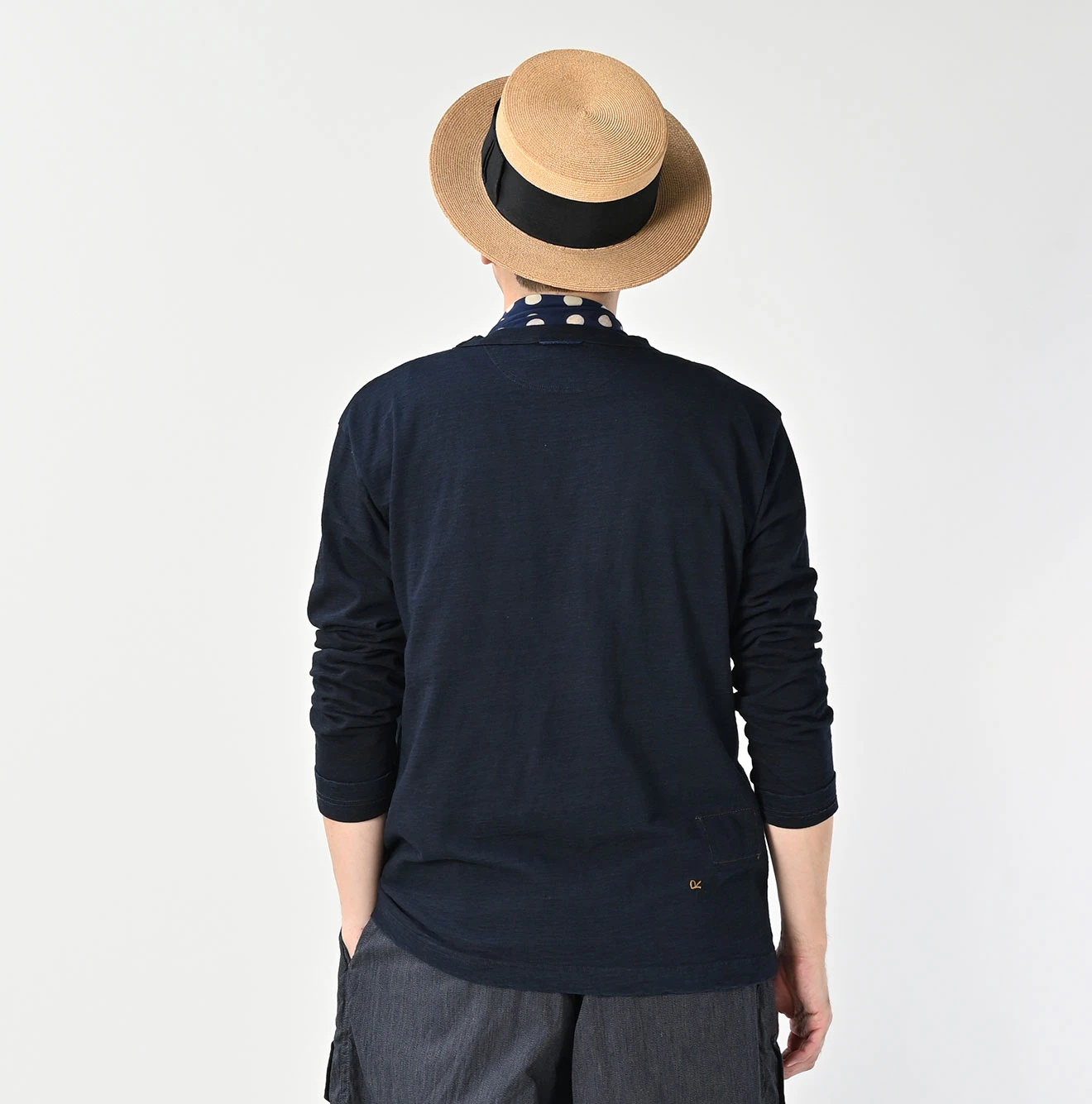 45R（フォーティファイブアール）| 天竺の90845星長袖Tシャツ