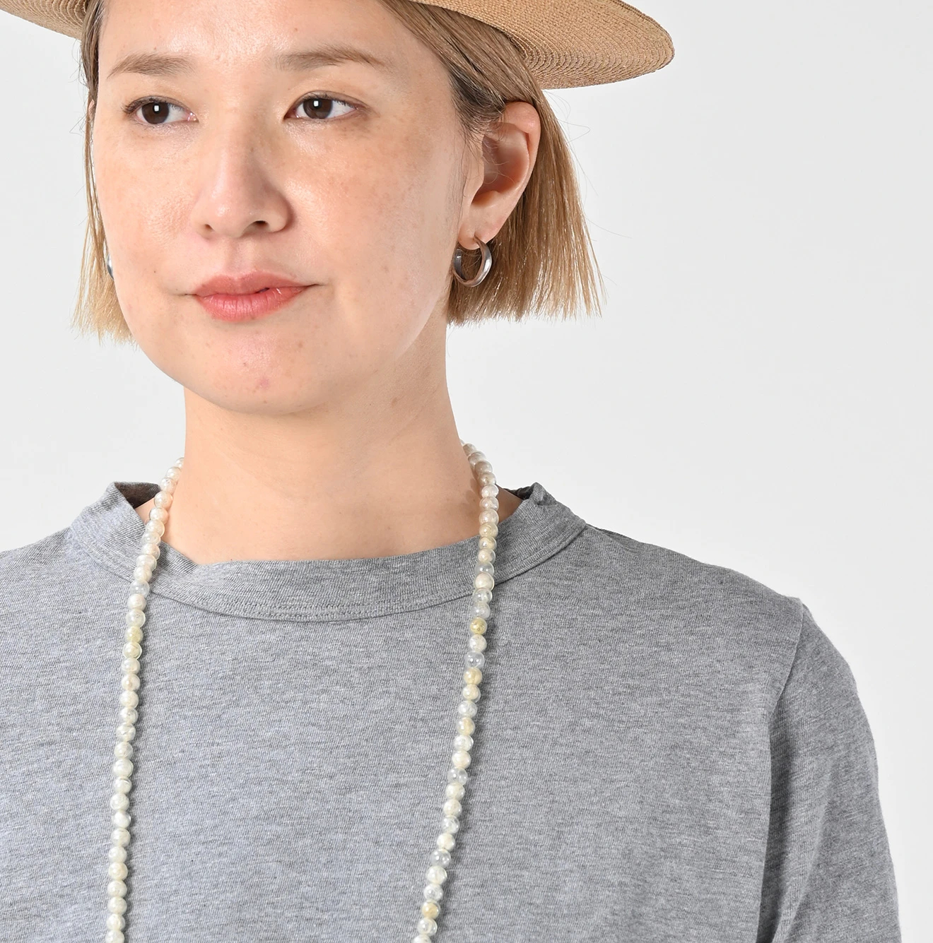 45R（フォーティファイブアール）| 天竺の四角Tシャツ（トップ） Long
