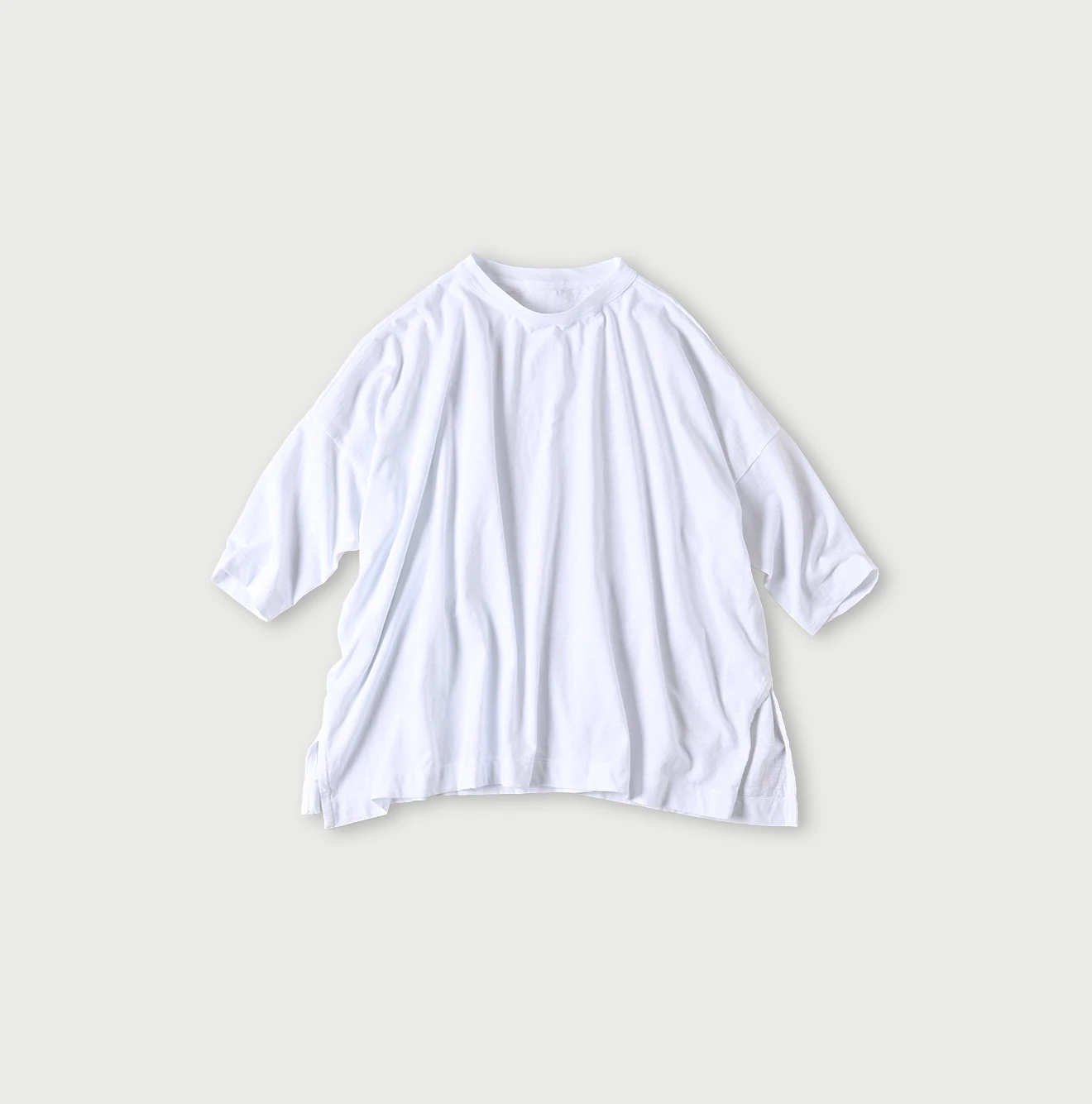 45R（フォーティファイブアール）| 天竺のビッグスリットTシャツ Short
