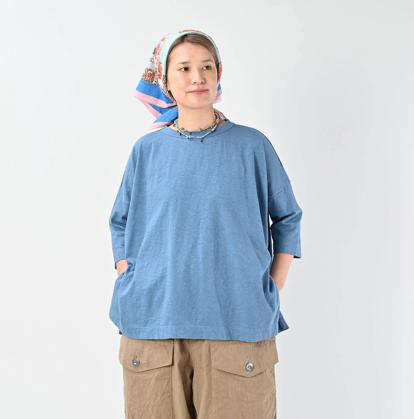 45R★天竺のビックスリットTシャツ新品未使用 45R（フォーティファイブアール）| 天竺のビッグスリットTシャツ Short