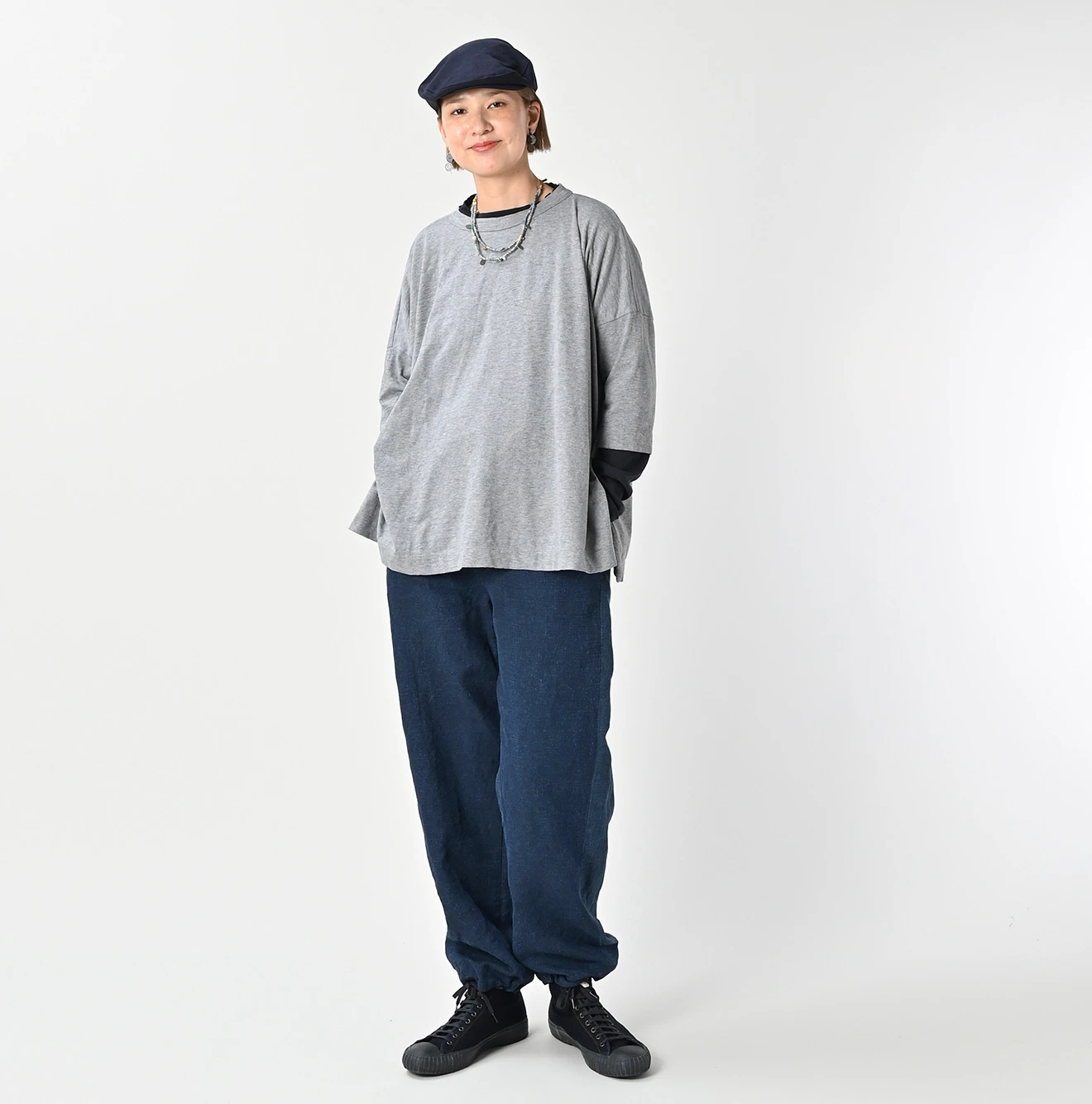 45R（フォーティファイブアール）| 天竺のビッグスリットTシャツ