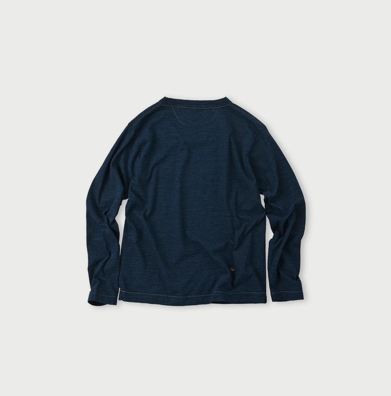 【美品】　45R 天竺の90845星Tシャツ　ロンT クルーネック　ネイビー　Ｓ 45R（フォーティファイブアール）| 天竺の90845星Tシャツ（インディゴ