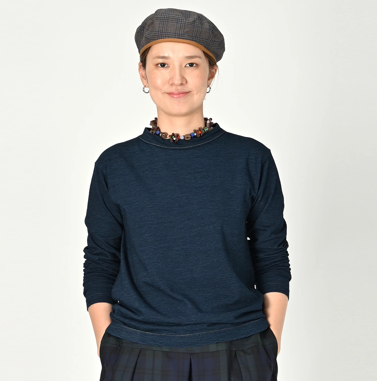 45R（フォーティファイブアール）| 天竺の90845星Tシャツ（インディゴ