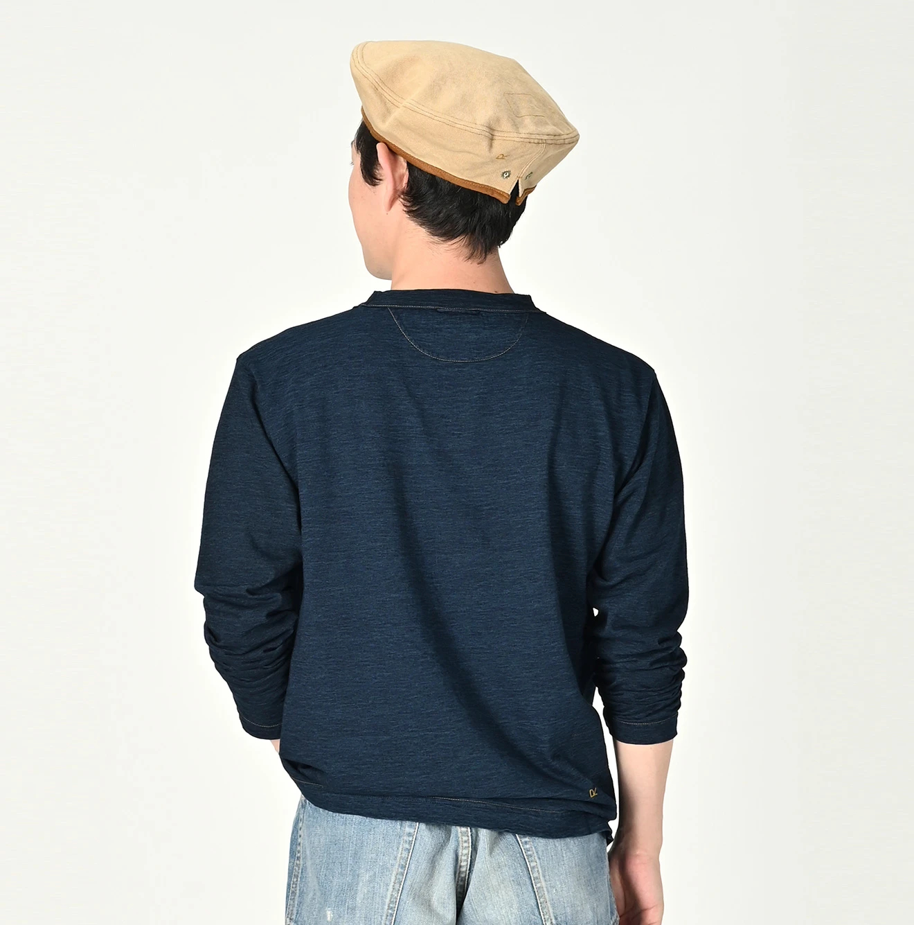 45R（フォーティファイブアール）| 天竺の90845星Tシャツ（インディゴ