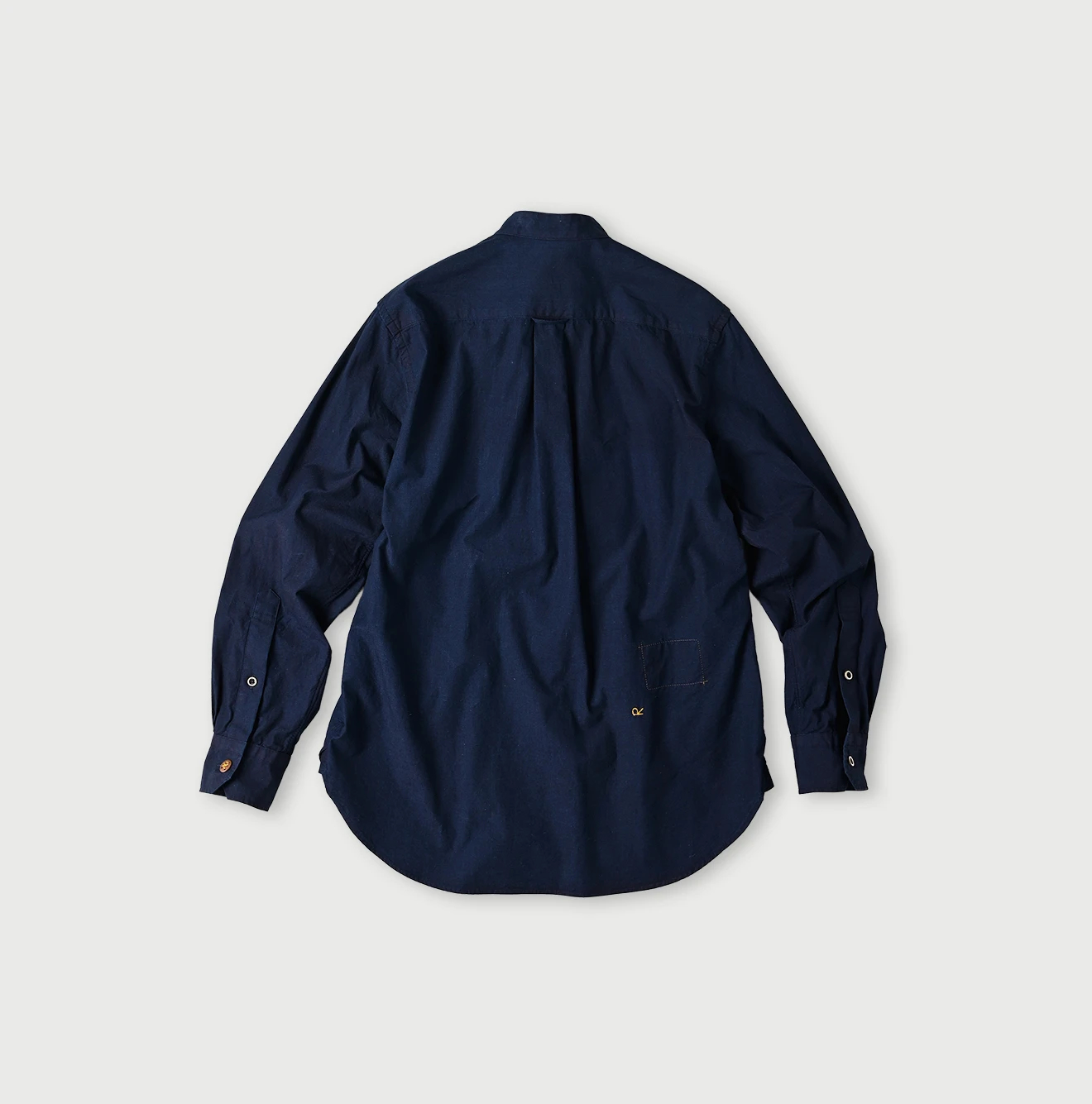 45R(フォーティファイブアール) |バチストの908ピンタックシャツ（インディゴ)