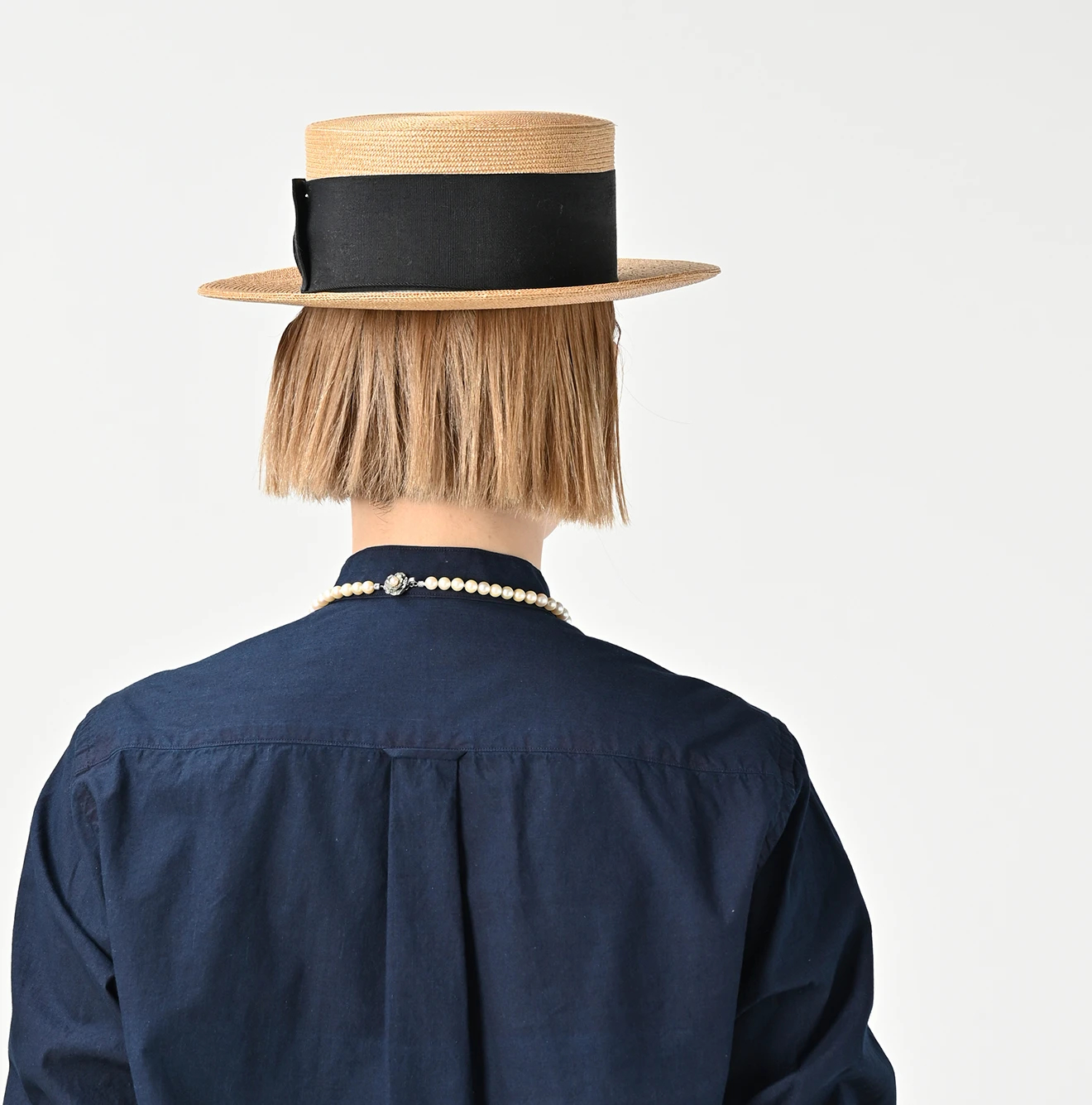 45R(フォーティファイブアール) |バチストの908ピンタックシャツ（インディゴ)