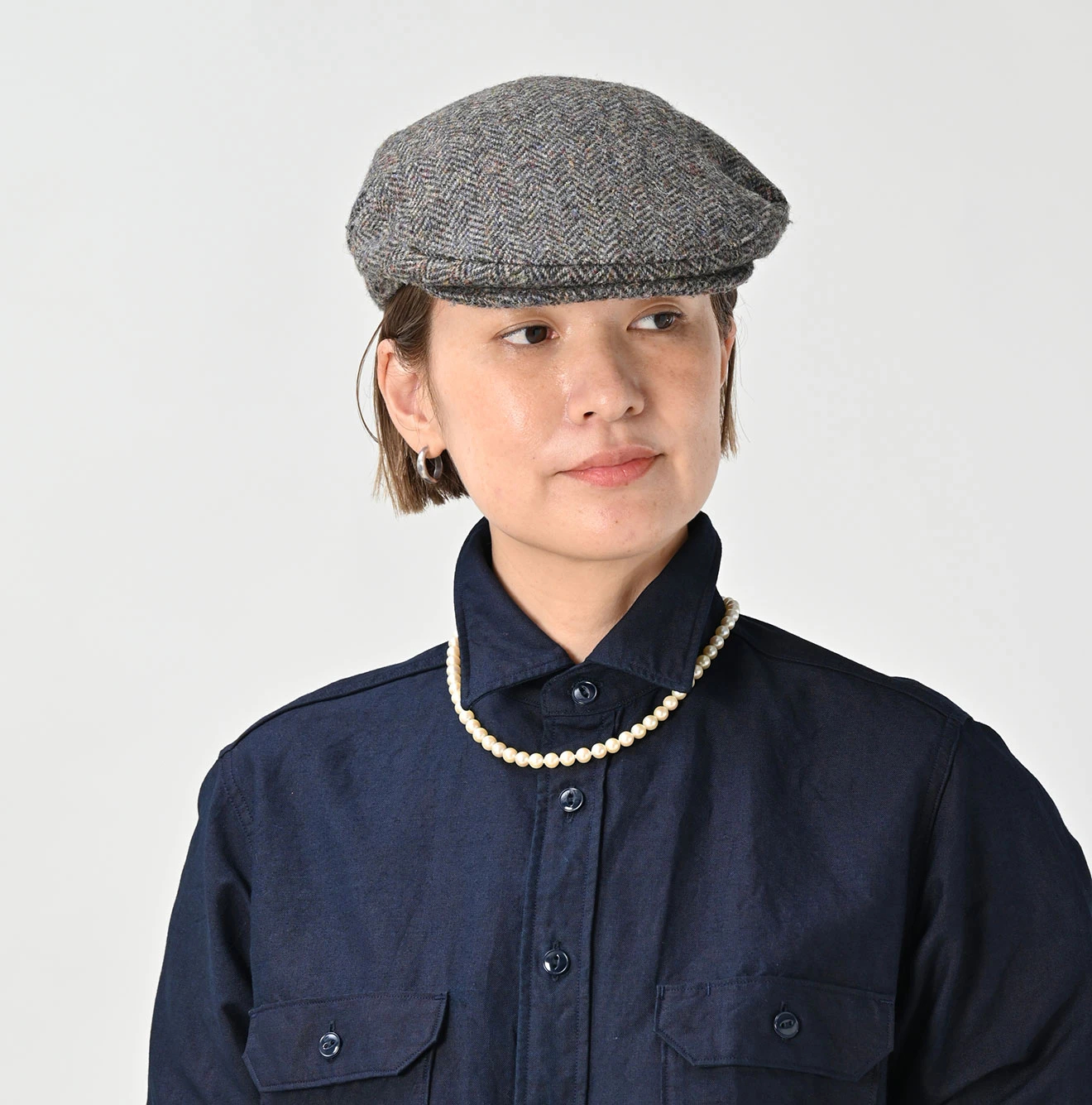 45R(フォーティファイブアール) |スーピマオックスの908ミリタリーシャツ（インディゴ）