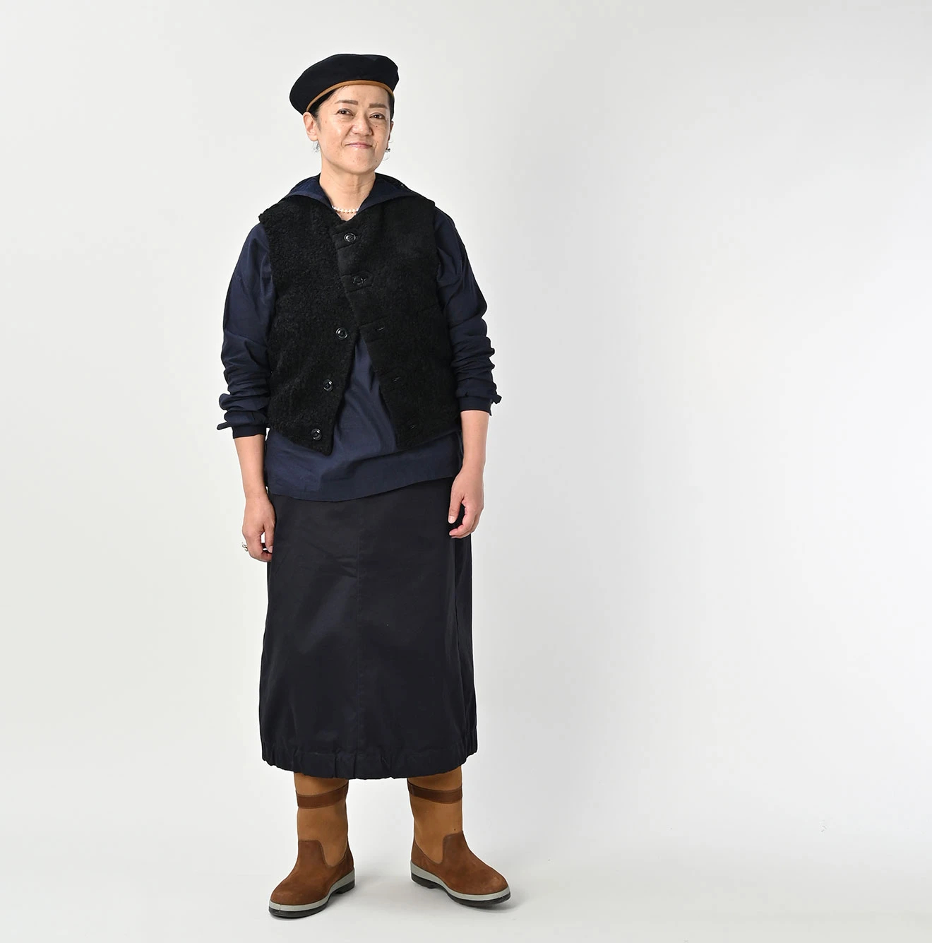 45R(フォーティファイブアール) |双糸チノのチーゴスカート