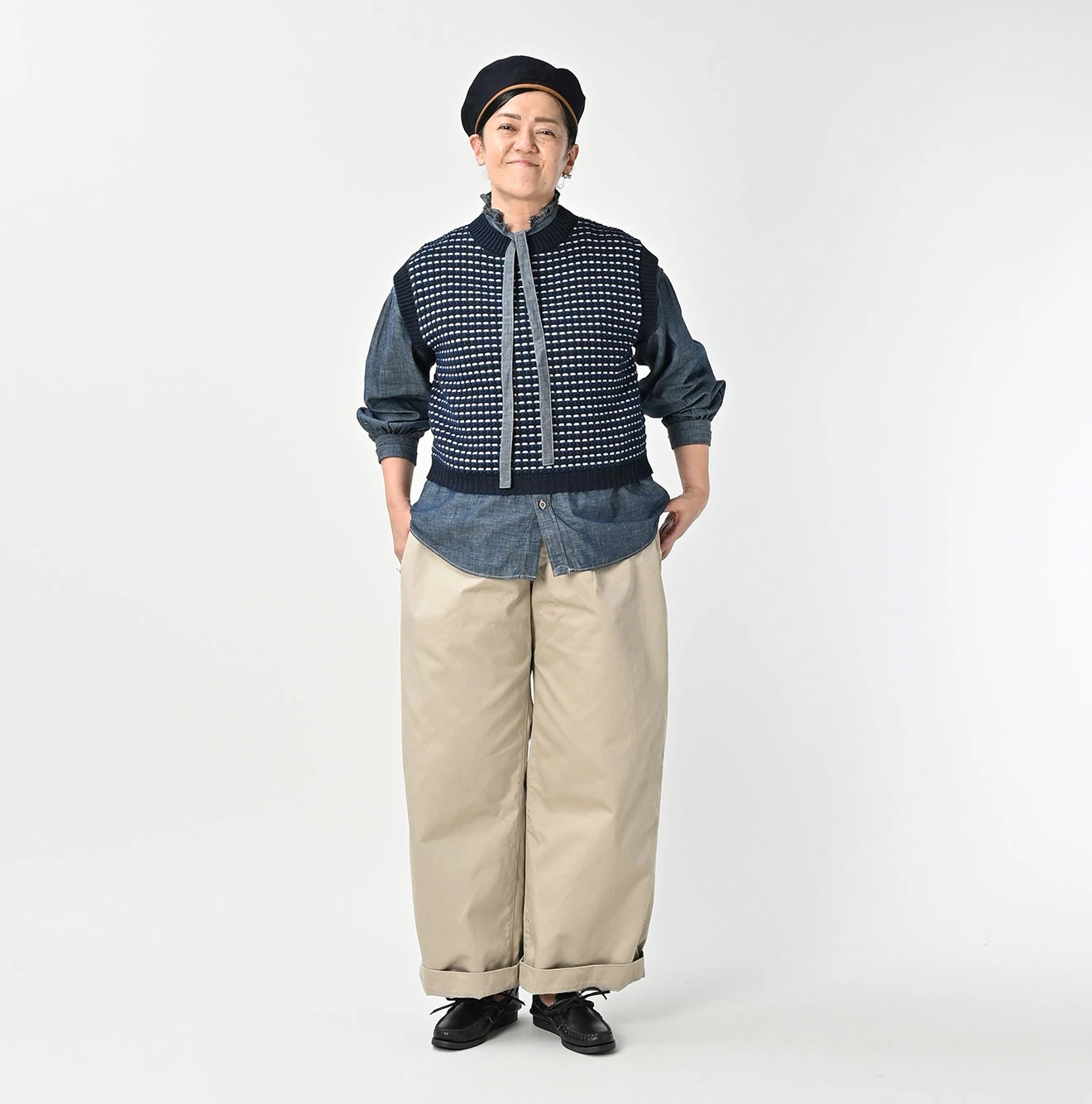 45R(フォーティファイブアール) |双糸チノのシャルロットバギー