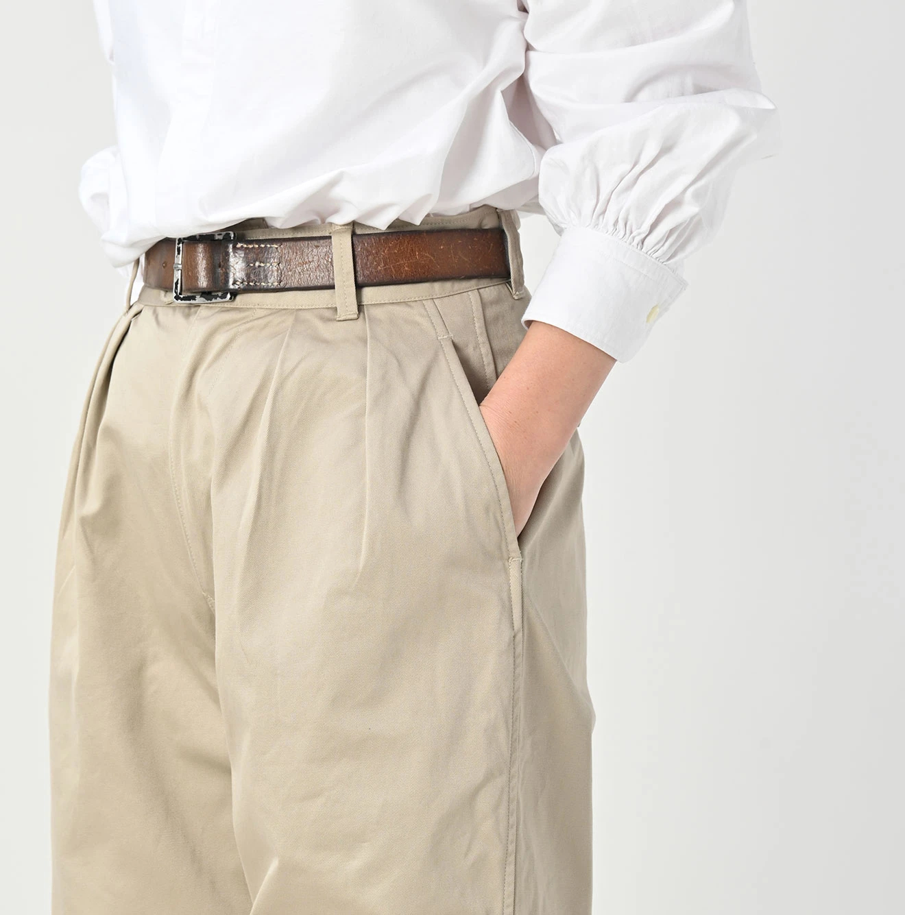 45R(フォーティファイブアール) |双糸チノのシャルロットバギー