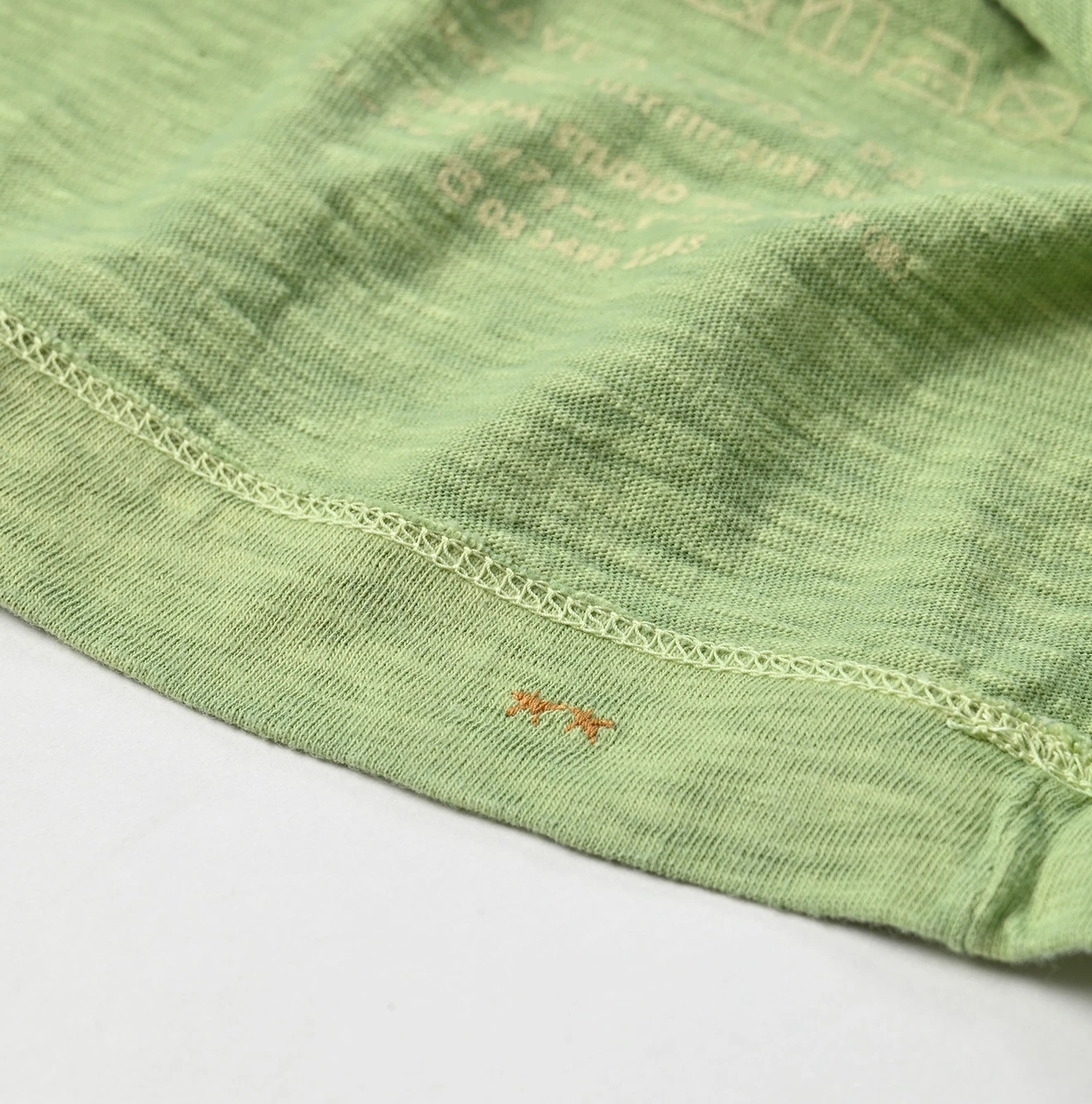 25年 美品 45R 天竺の四角Tシャツ (45草染) 1 草木染め 45rpm 45R（フォーティファイブアール）| 天竺の四角Tシャツ（45草染） Long
