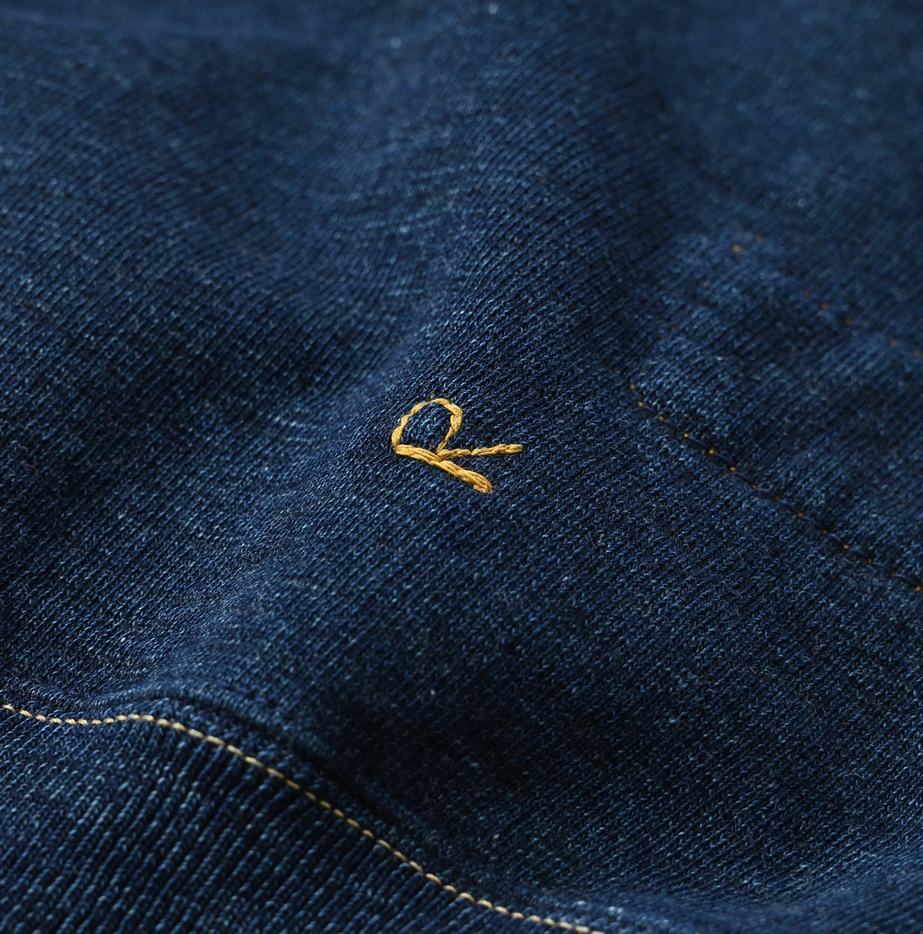 45R(フォーティファイブアール) |幌馬車プリントの908スウェット（インディゴ濃）