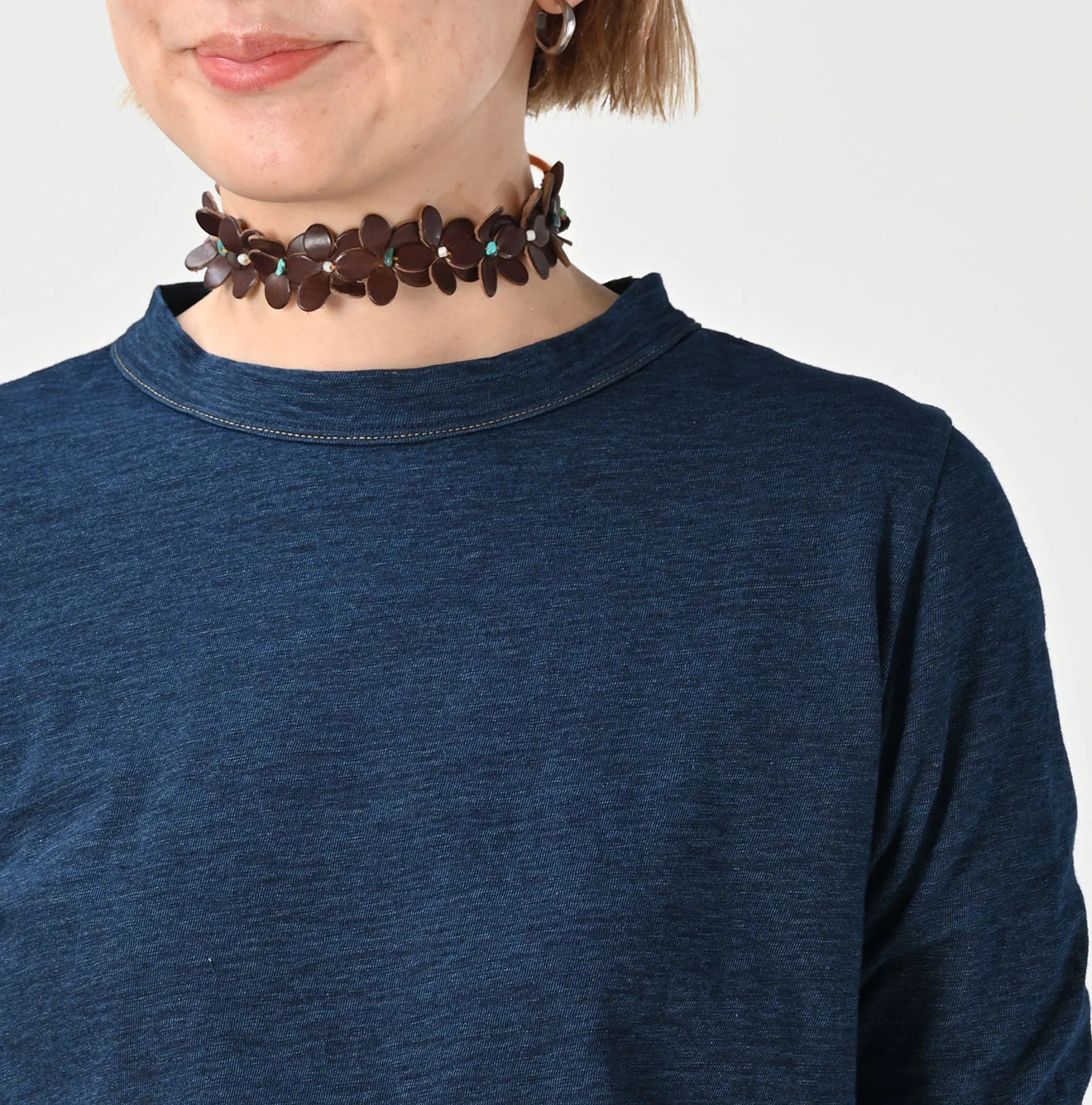 45R(フォーティファイブアール) |天竺の四角Tシャツ（インディゴ濃）