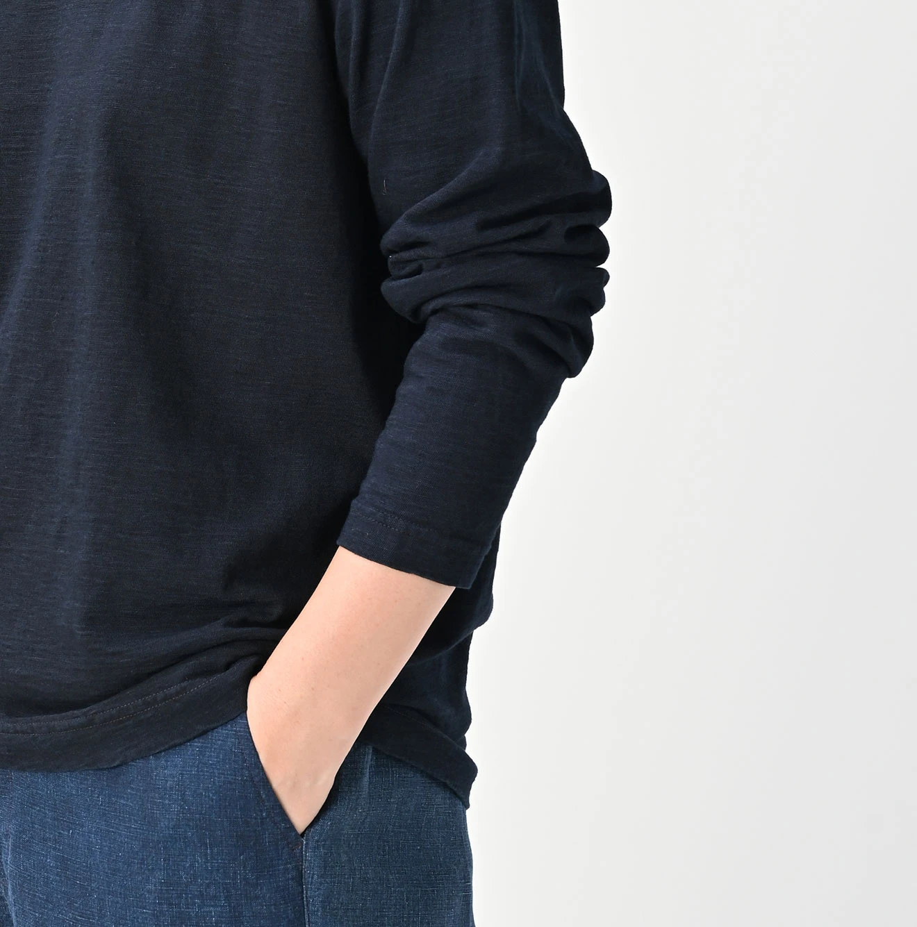 45R（フォーティファイブアール）| 天竺の908長袖オーシャンTシャツ