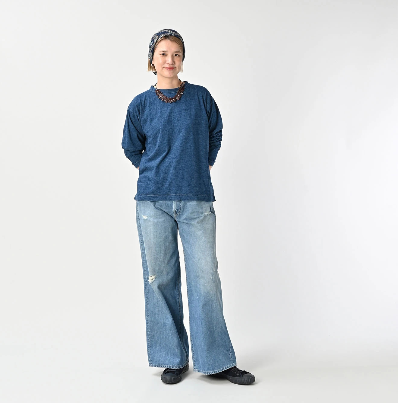 45R（フォーティファイブアール）| 天竺の908長袖オーシャンTシャツ