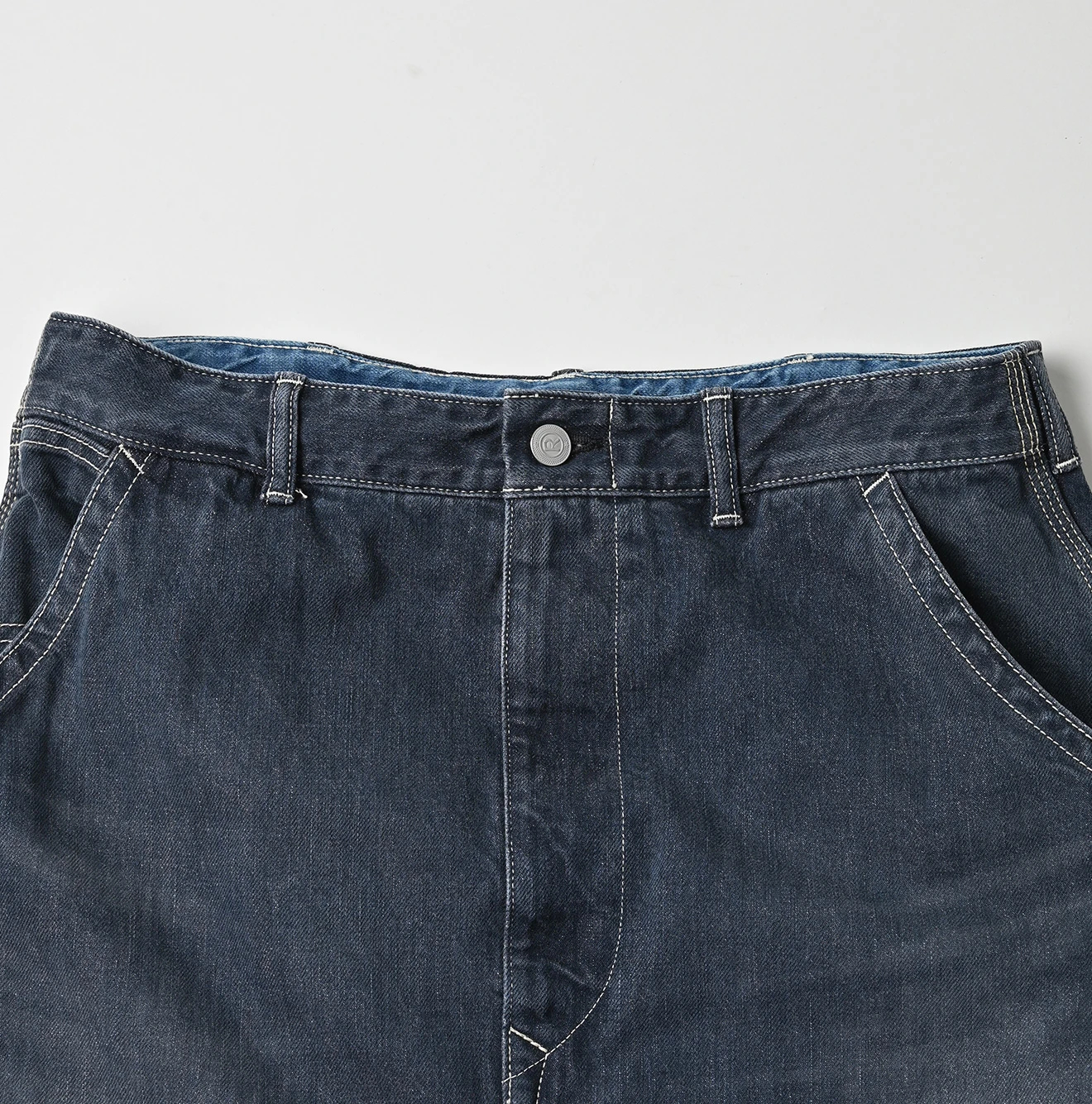 45R(フォーティファイブアール) |ツイードデニムのペインタースカート（重）