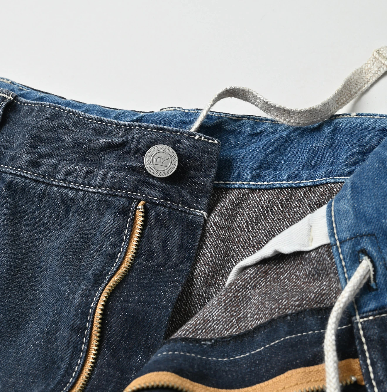 45R(フォーティファイブアール) |ツイードデニムのペインタースカート（重）