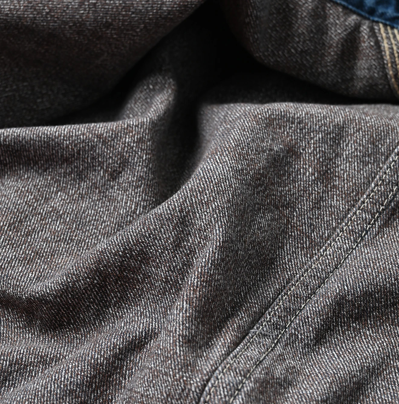 45R(フォーティファイブアール) |ツイードデニムのペインタースカート（重）