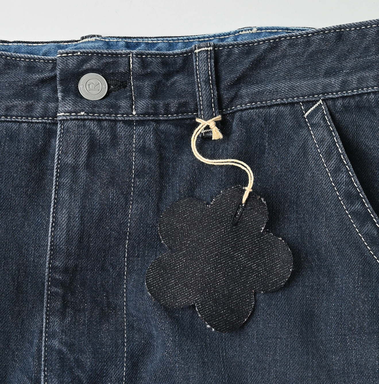 45R(フォーティファイブアール) |ツイードデニムのペインタースカート（重）